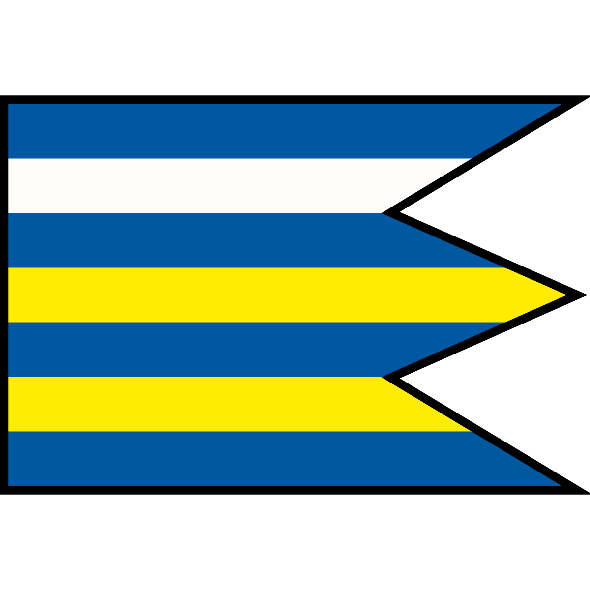 Flag of Breza, Region of Žilina