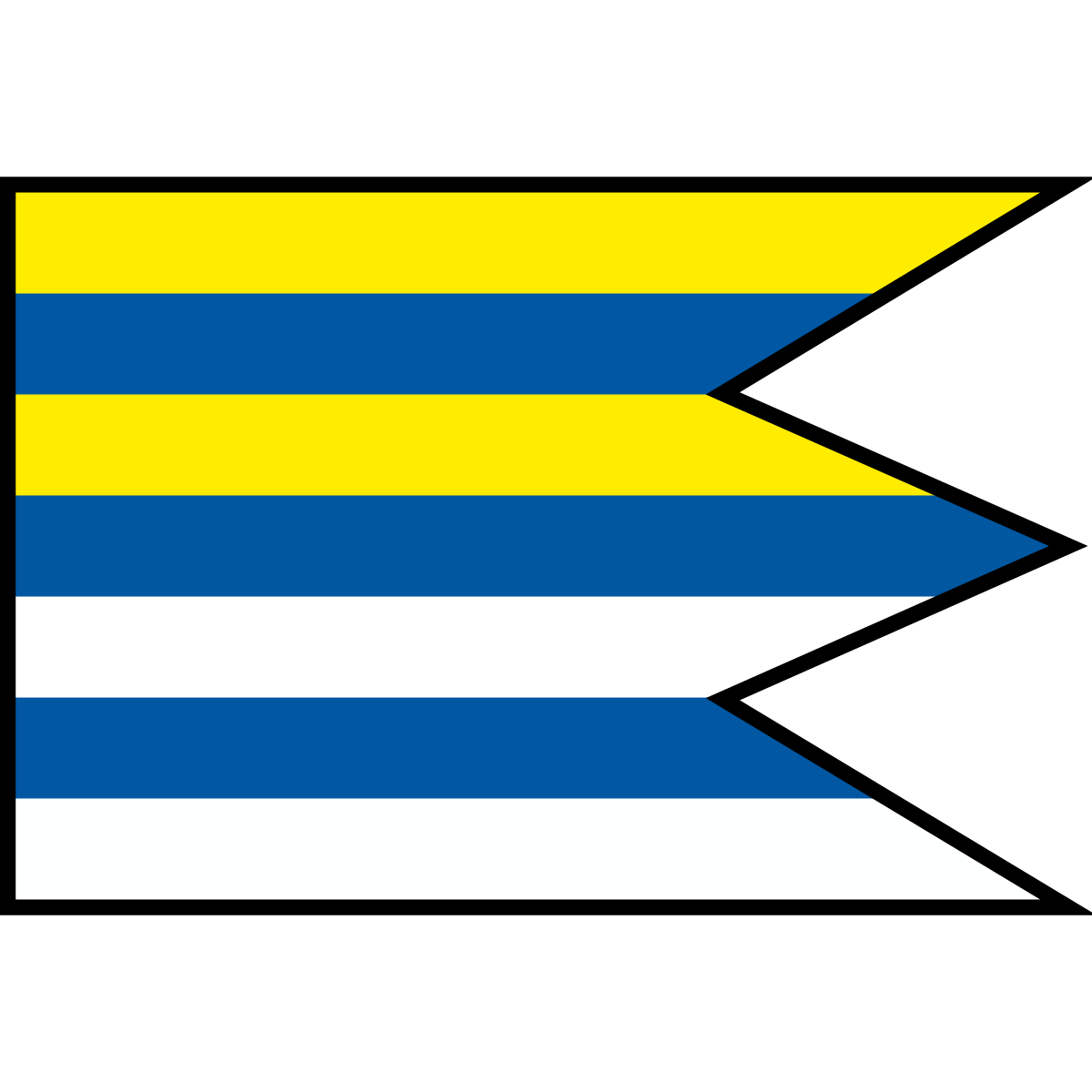 Flag of Breznička, Region of Prešov