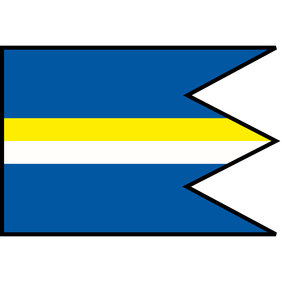 Flag of Brezolupy, Region of Trenčín