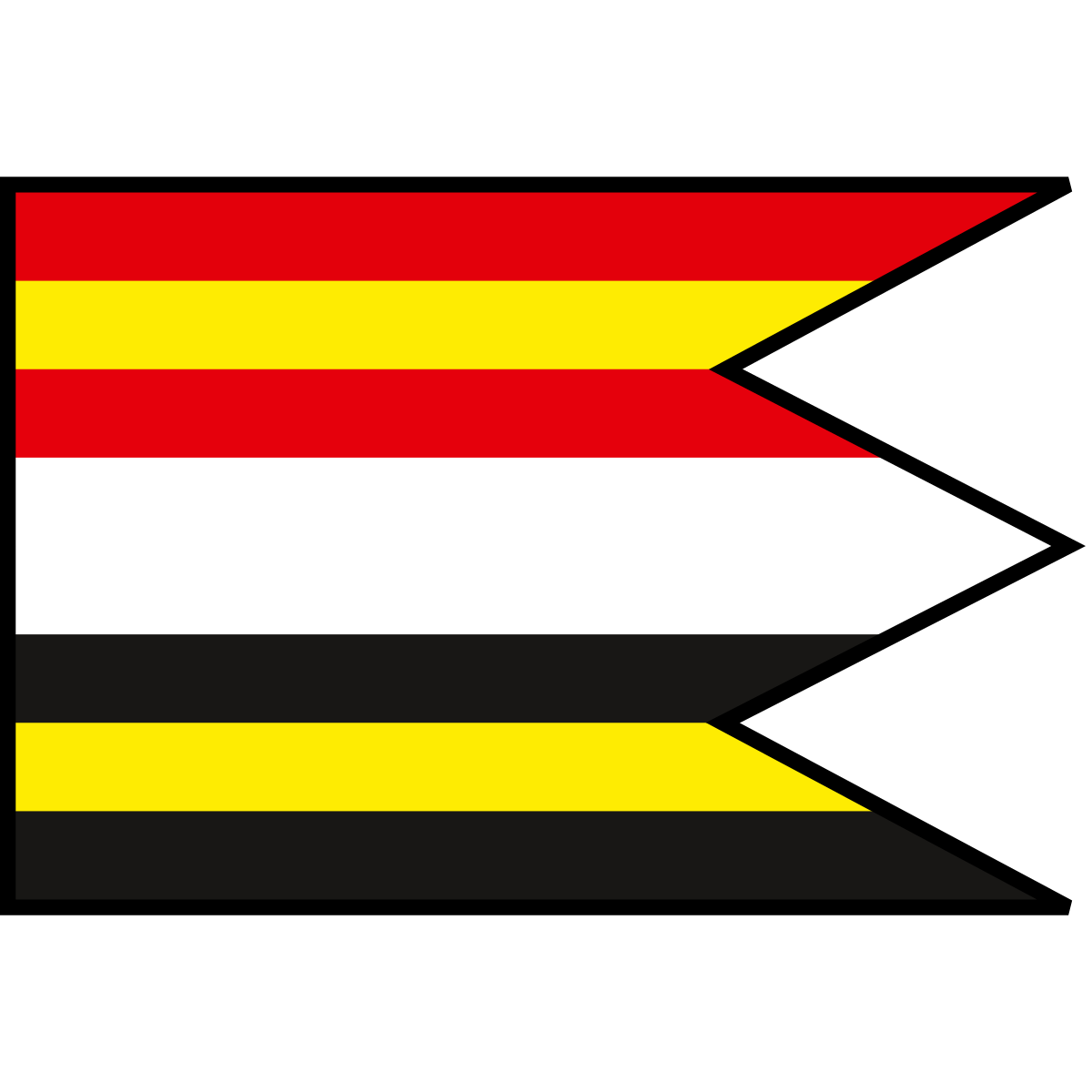 Flag of Brezovka, Region of Prešov