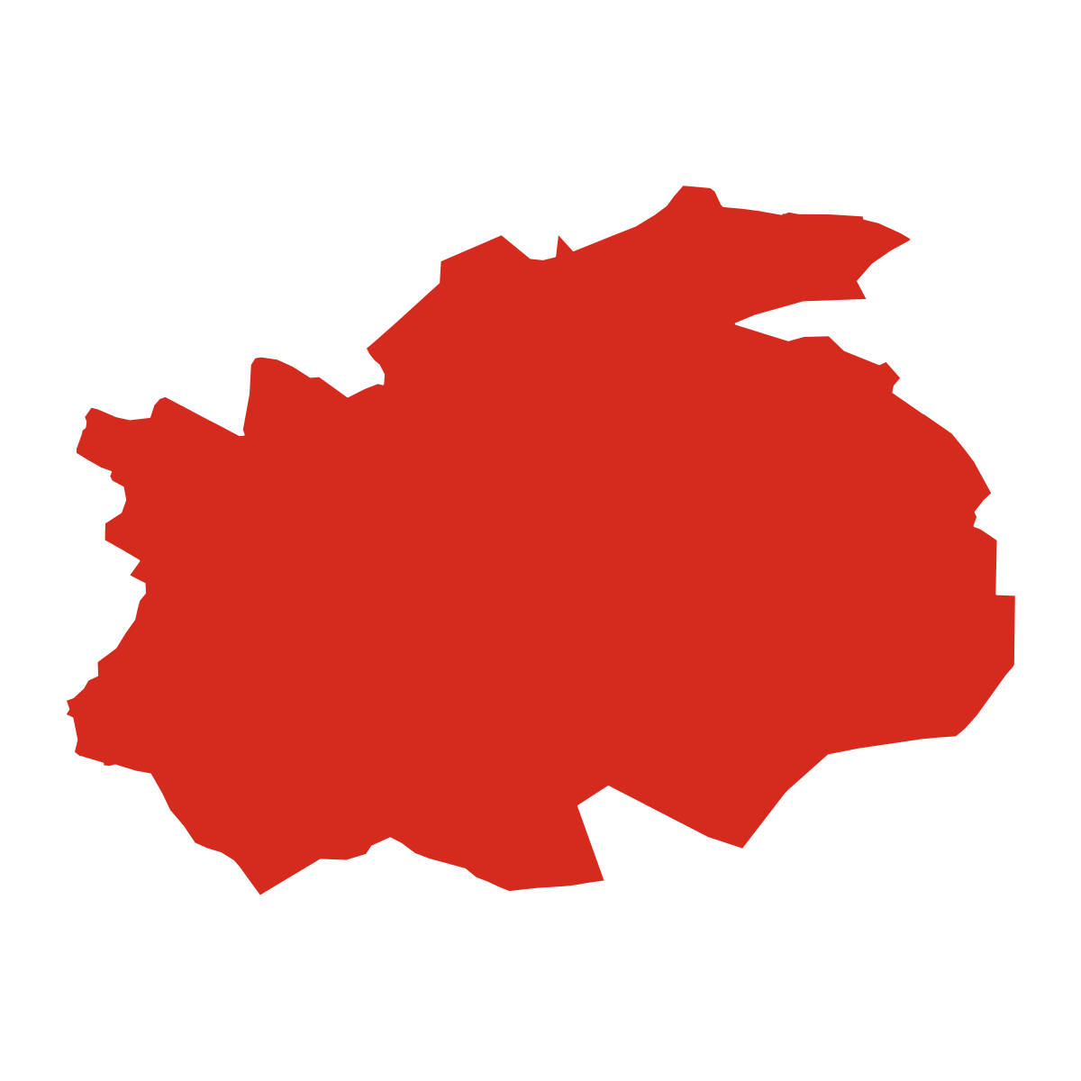 Brieštie city boundary
