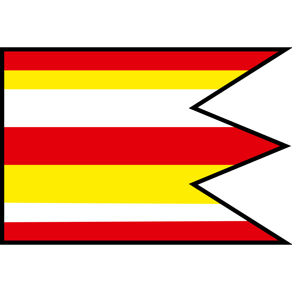 Flag of Briežky, Region of Banská Bystrica
