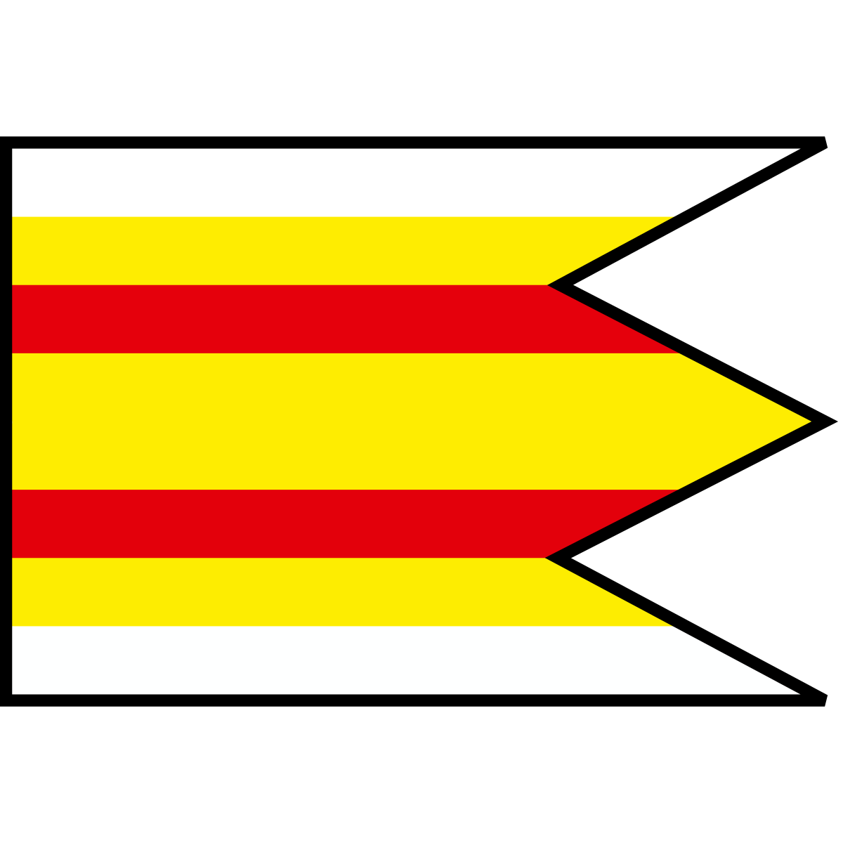Flag of Brodzany, Region of Trenčín