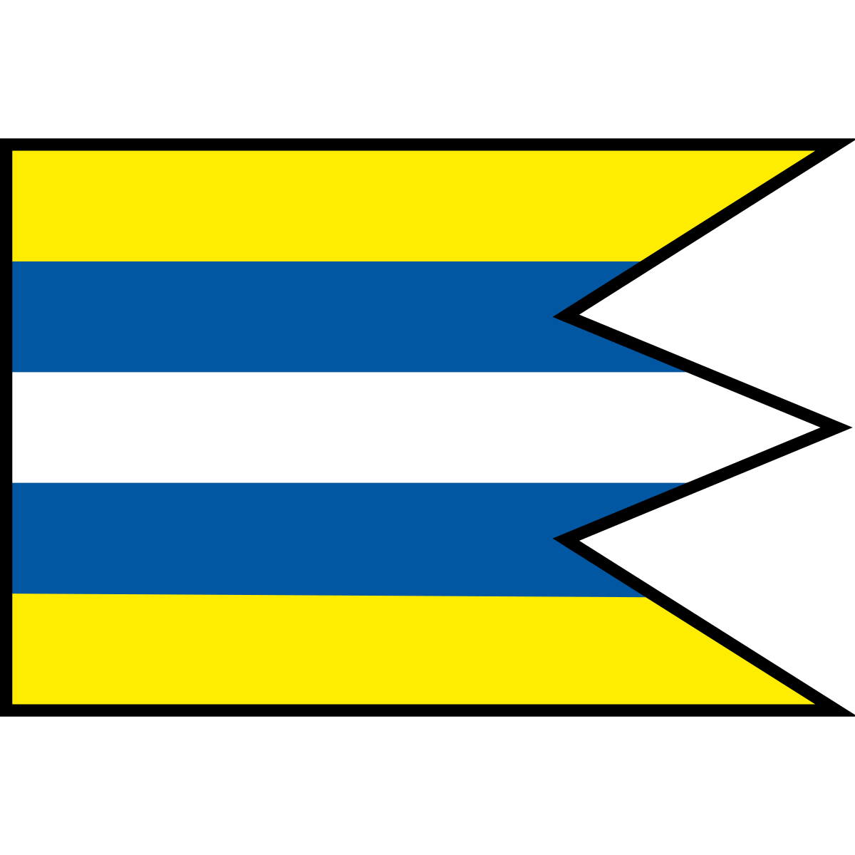 Flag of Bruchačka, Region of Banská Bystrica