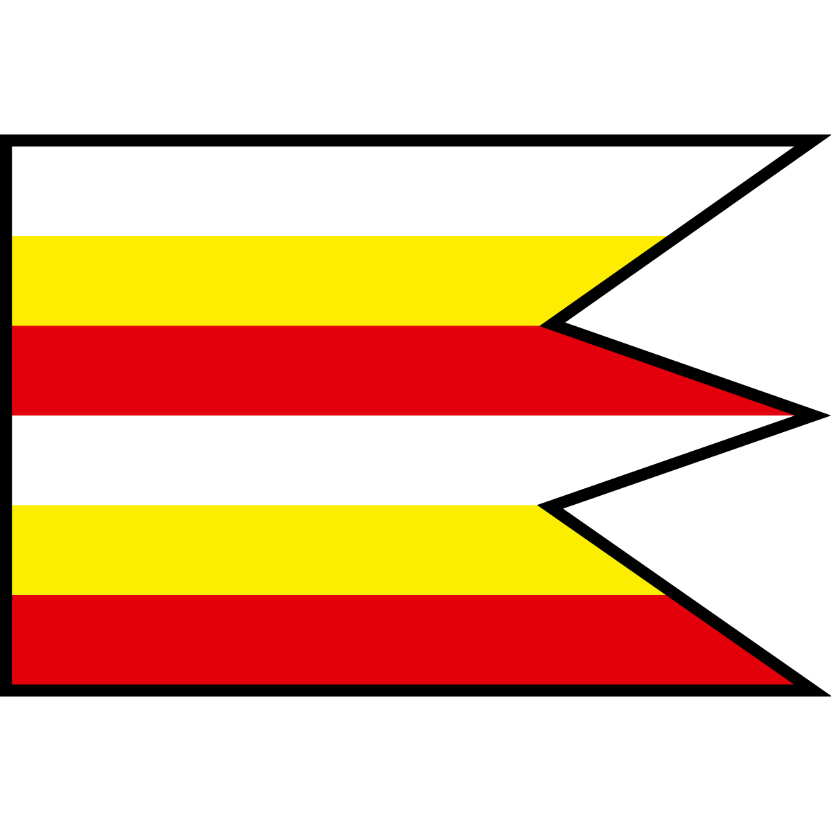 Flag of Brusno, Region of Trenčín