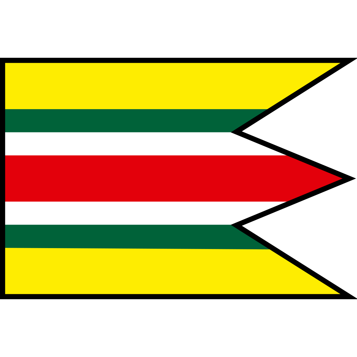 Flag of Búč, Region of Nitra