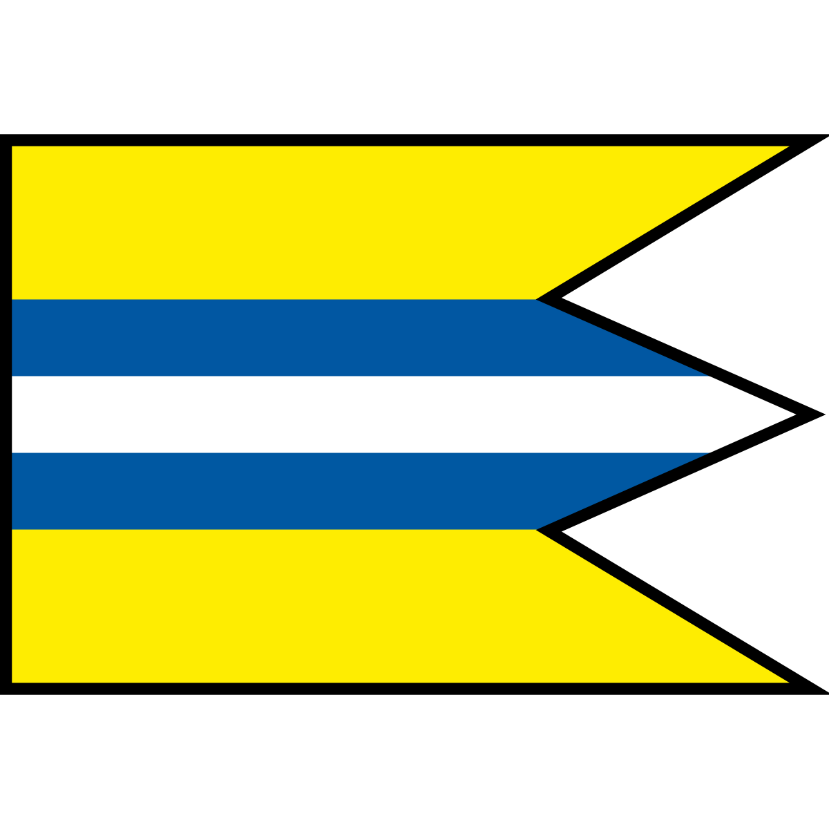 Flag of Bušince, Region of Banská Bystrica