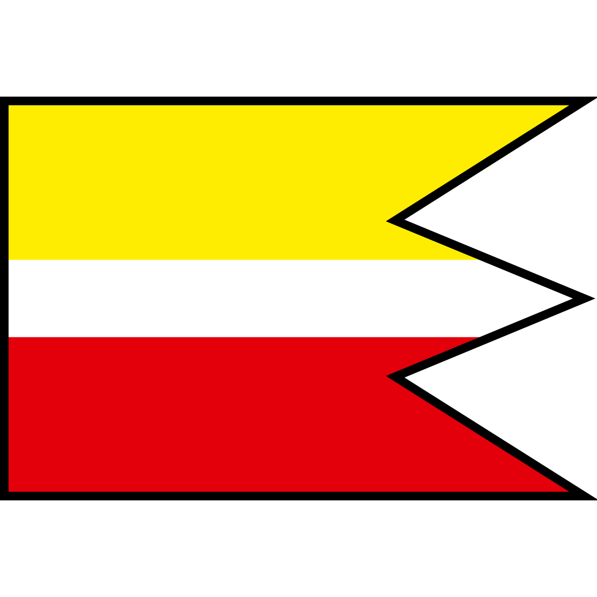 Flag of Bušovce, Region of Prešov