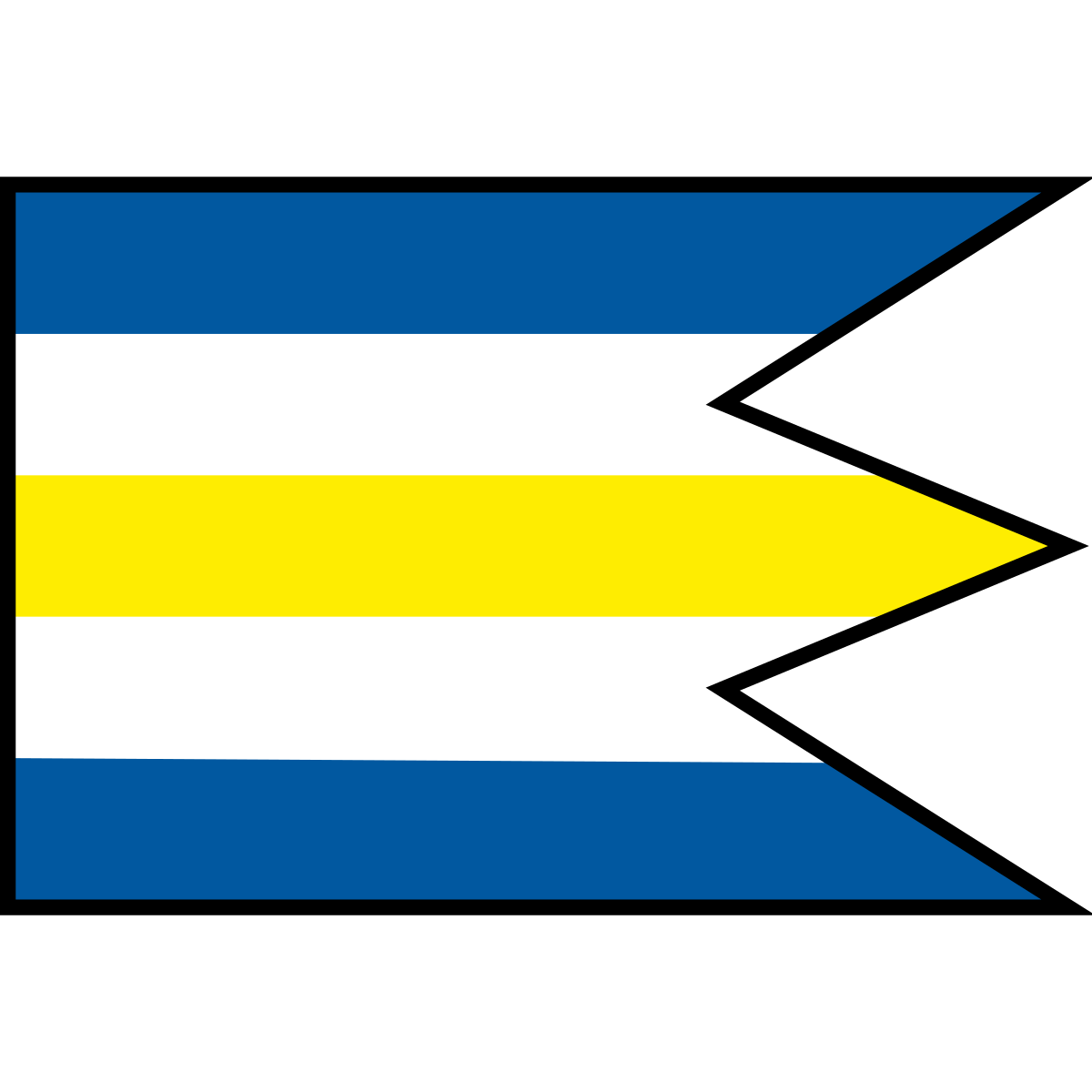 Flag of Bystrany, Region of Košice