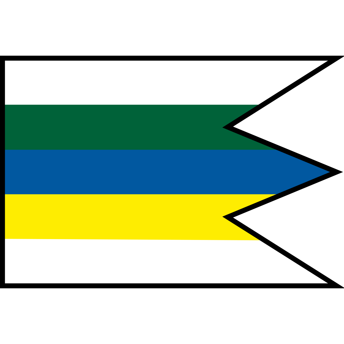 Flag of Bystrička, Region of Žilina
