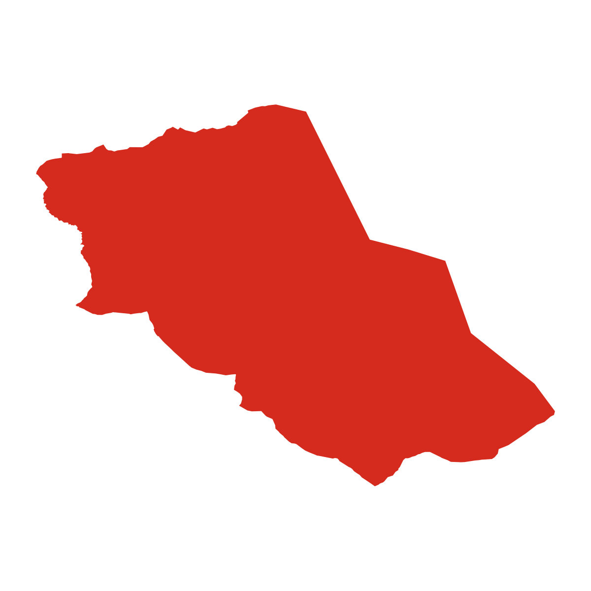 Bžany city boundary