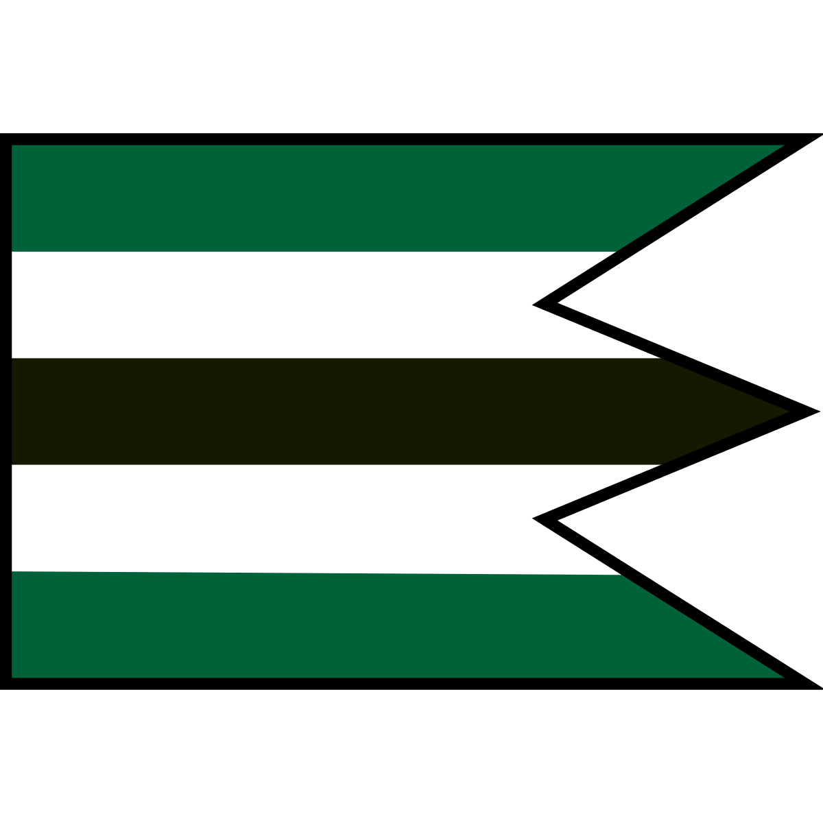 Flag of Bžany, Region of Prešov