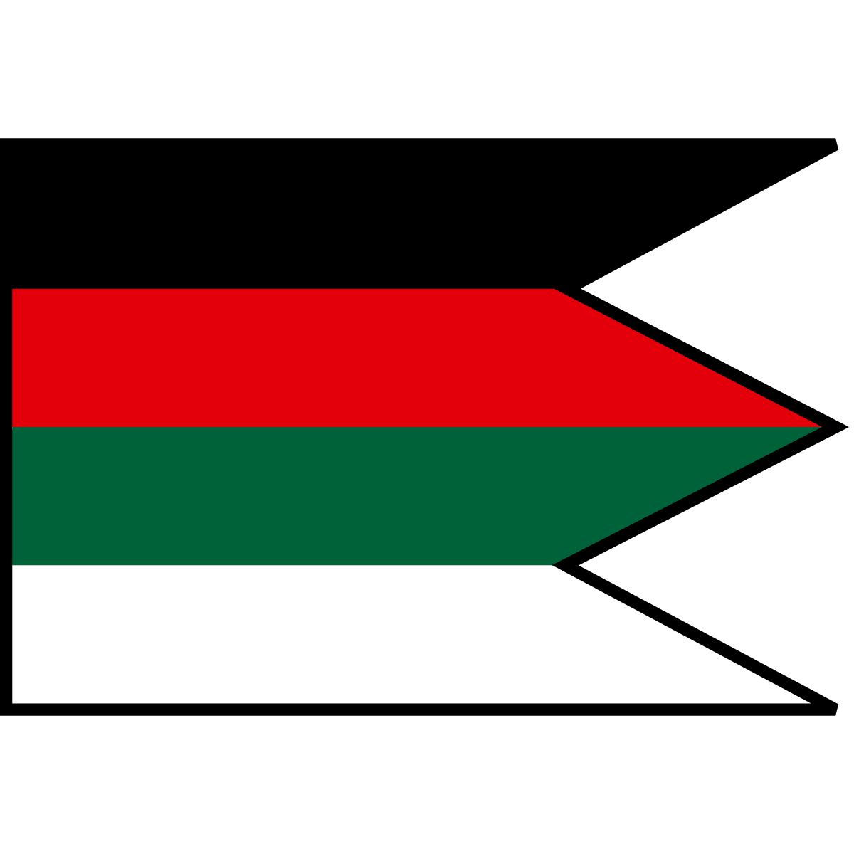 Flag of Bzince pod Javorinou, Region of Trenčín