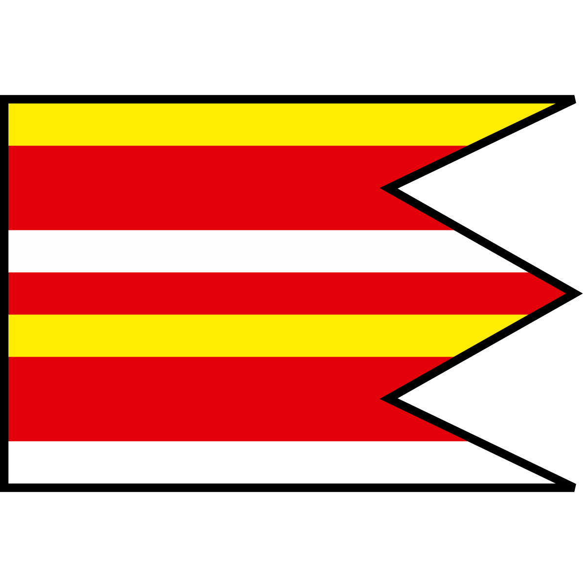 Flag of Čab, Region of Nitra