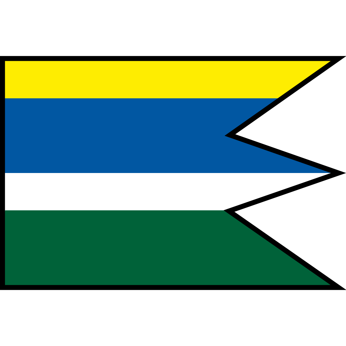 Flag of Čabradský Vrbovok, Region of Banská Bystrica