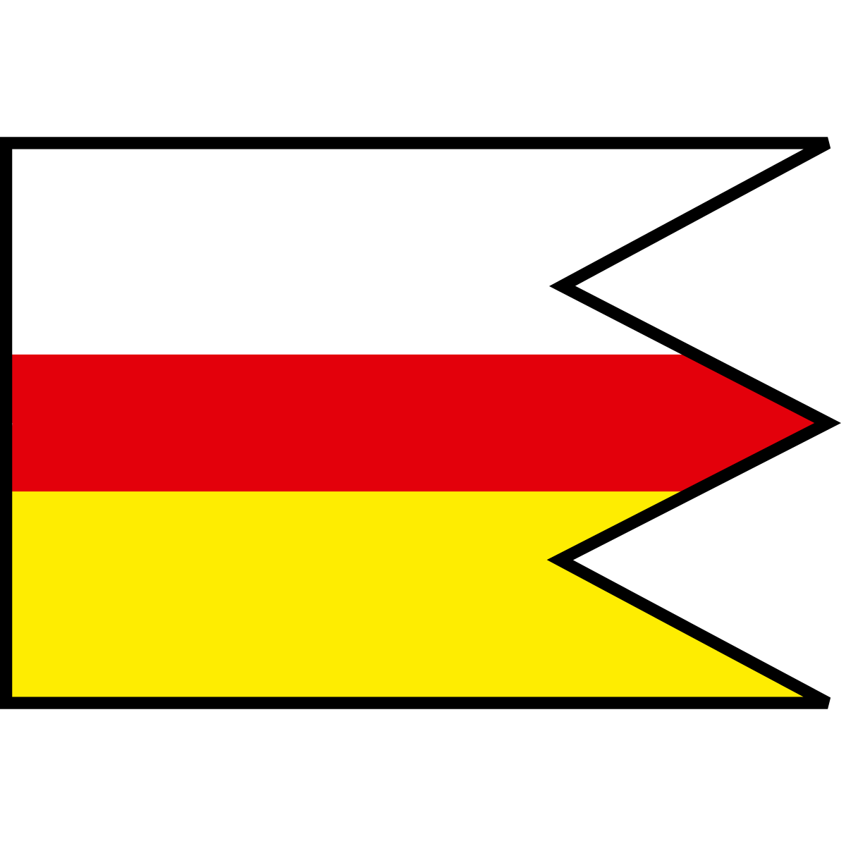 Flag of Čachtice, Region of Trenčín