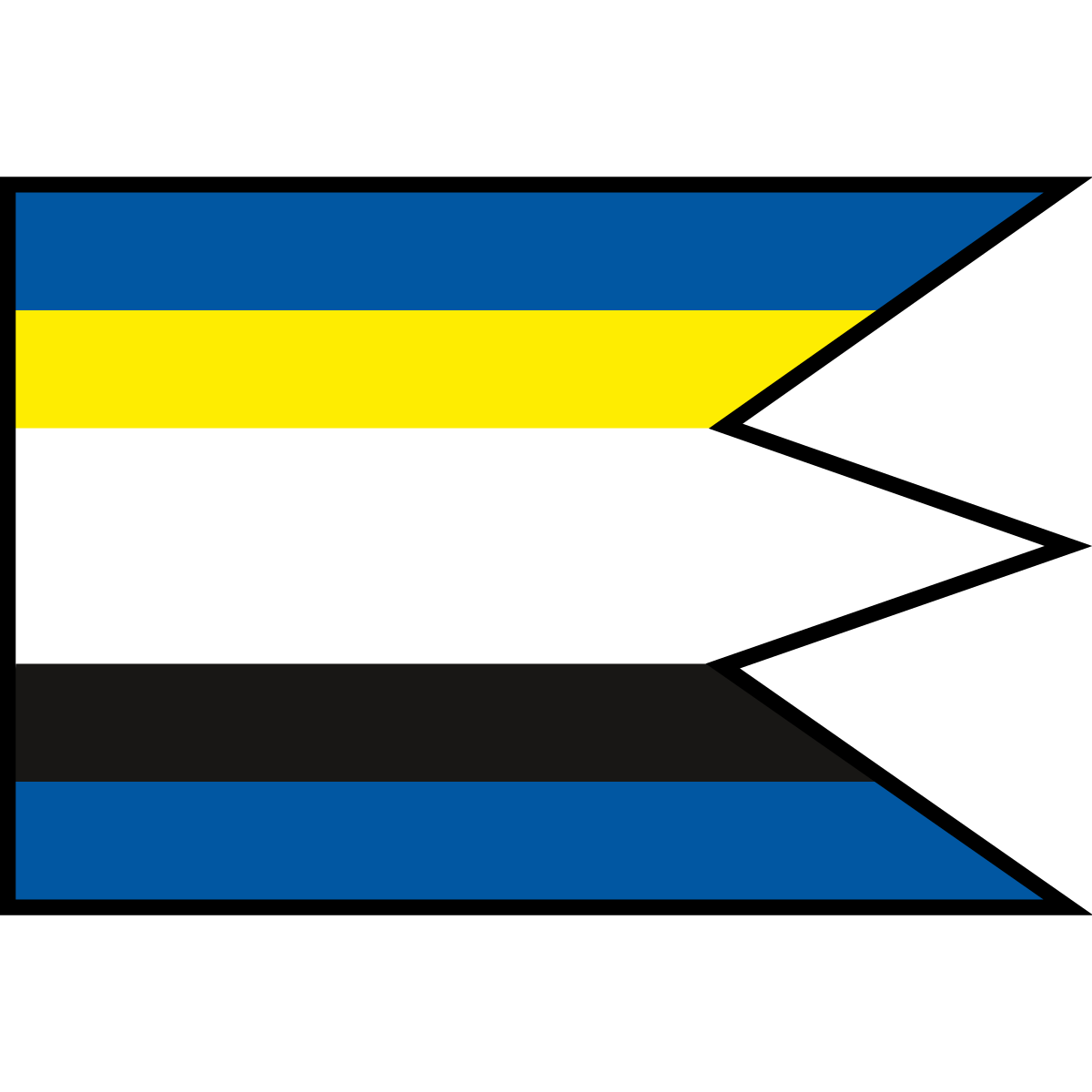 Flag of Čajkov, Region of Nitra