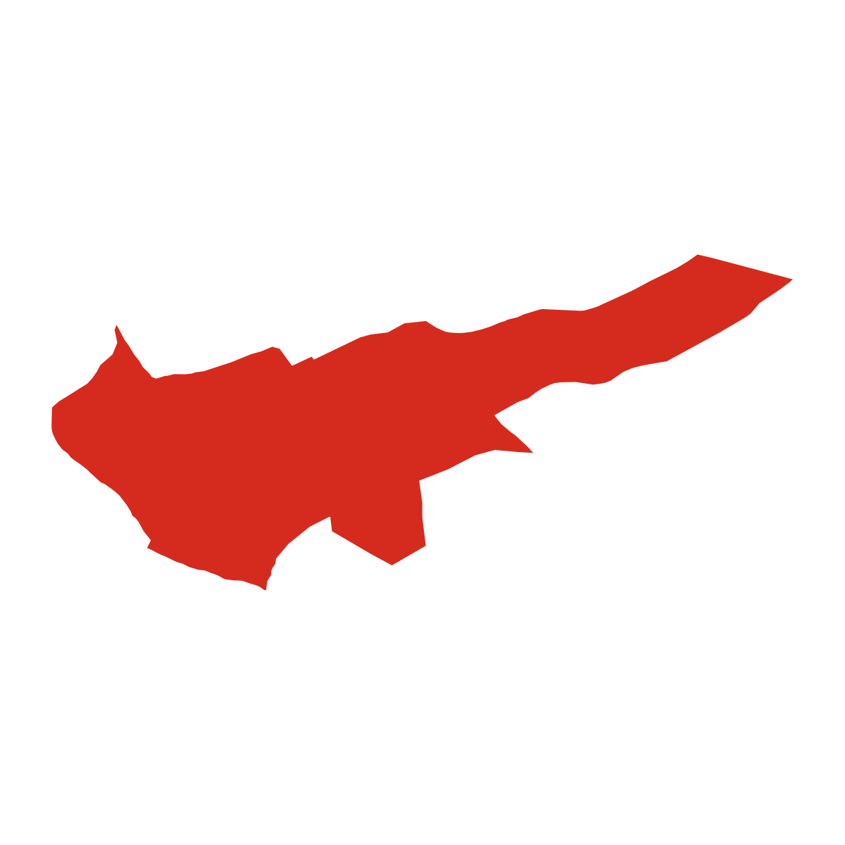 Čaka city boundary