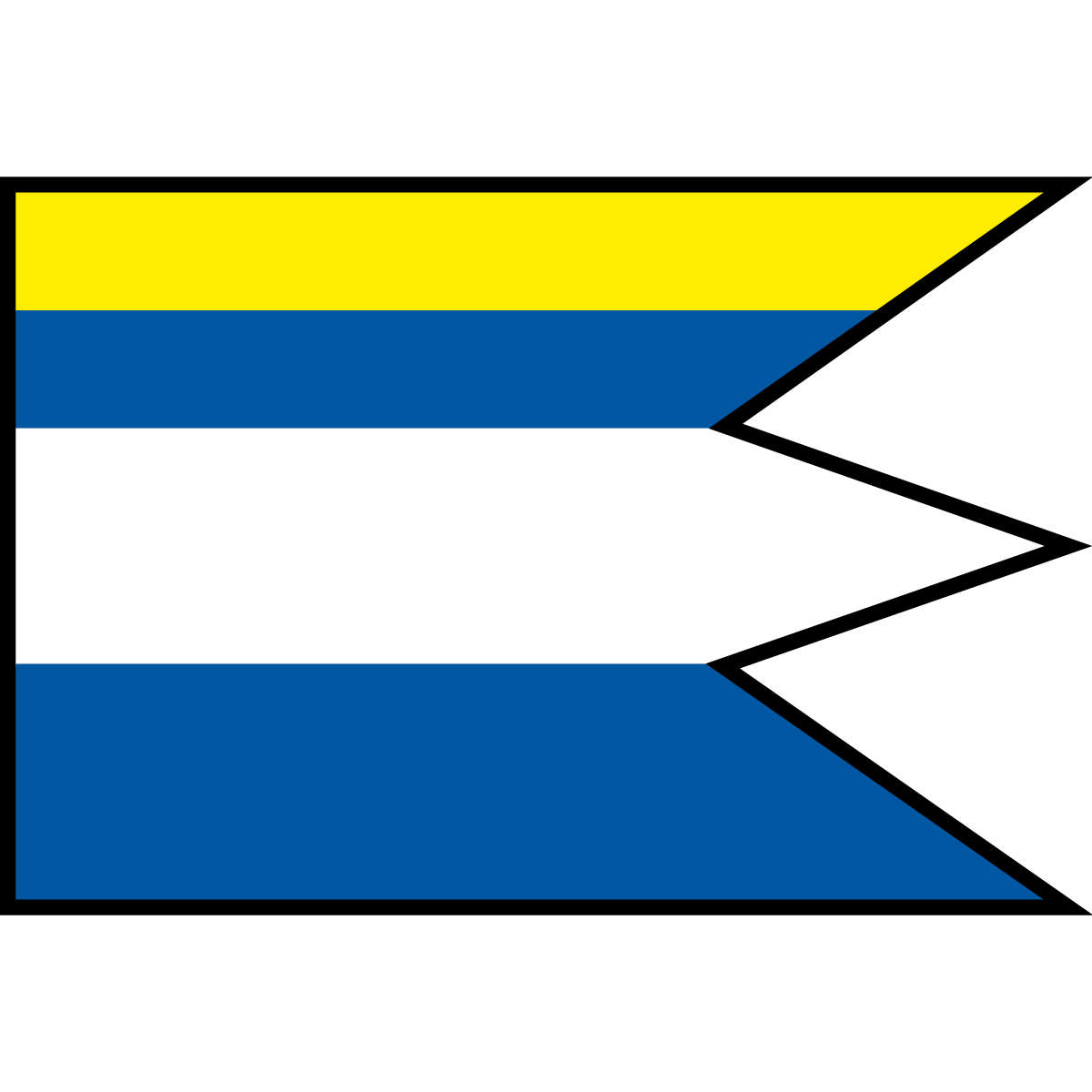 Flag of Čaka, Region of Nitra