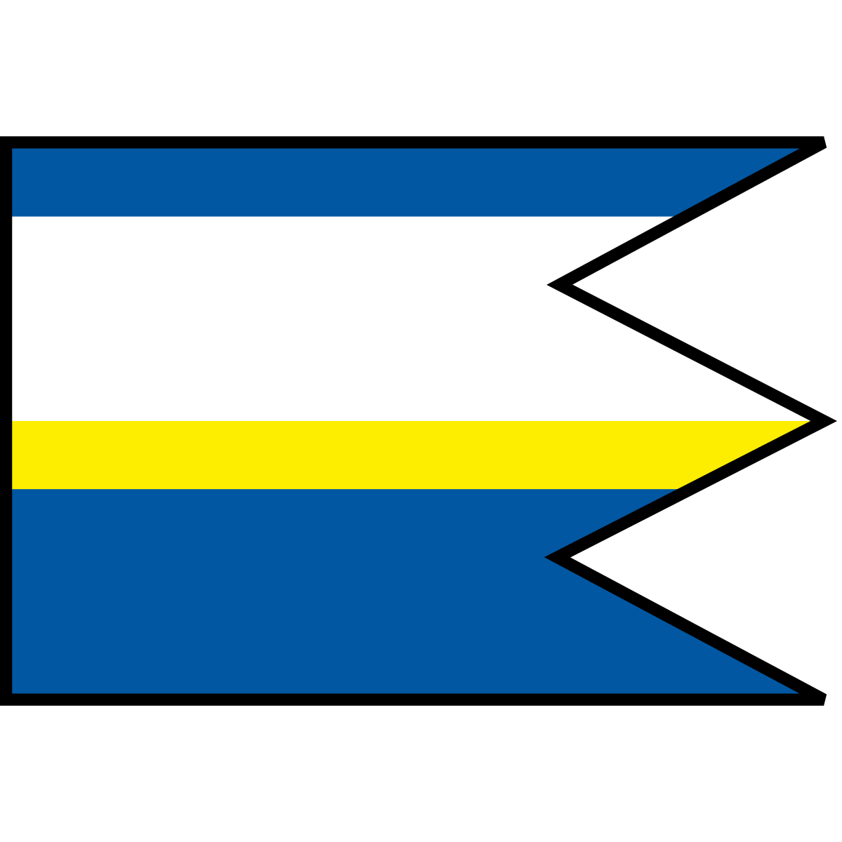 Flag of Čakajovce, Region of Nitra