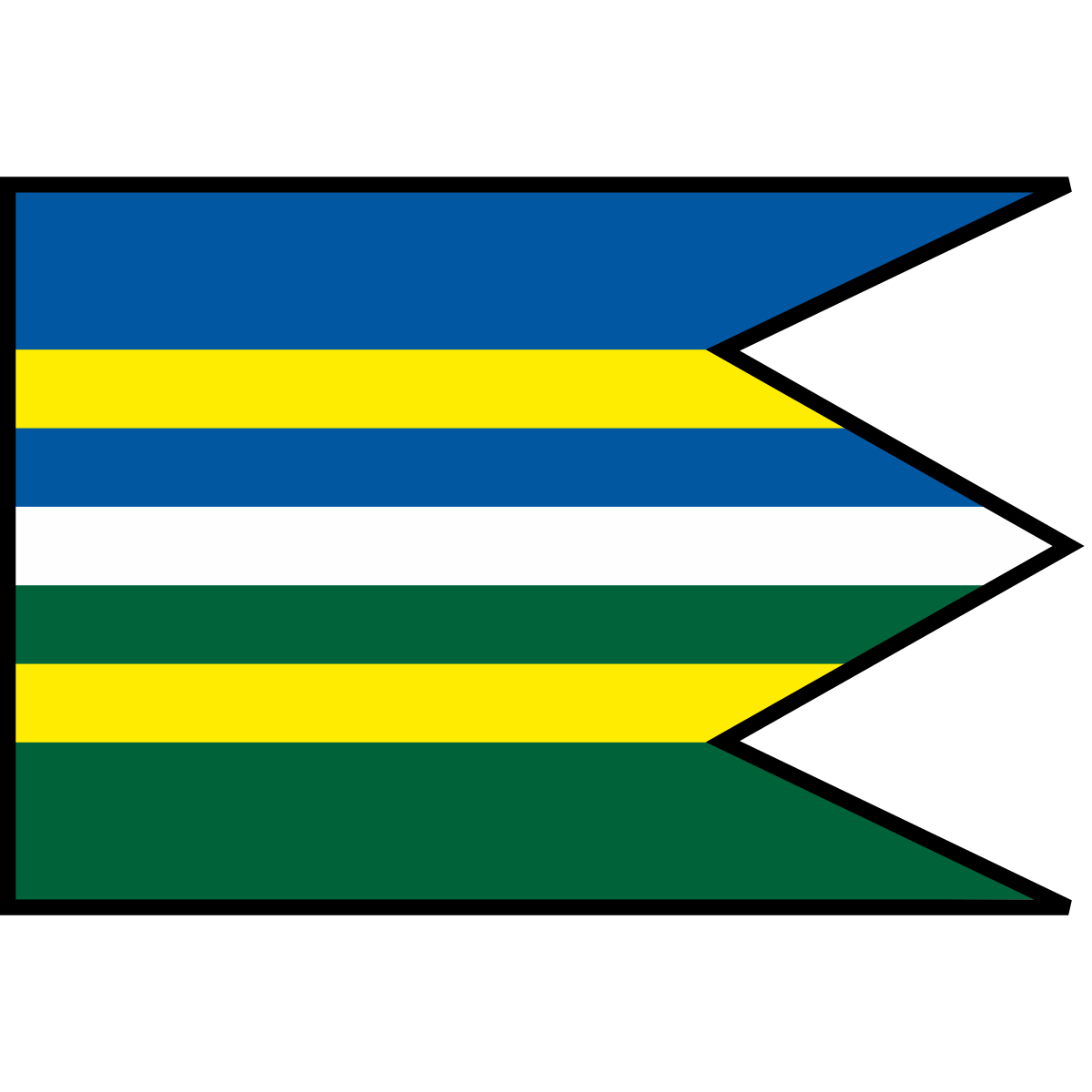 Flag of Čaňa, Region of Košice