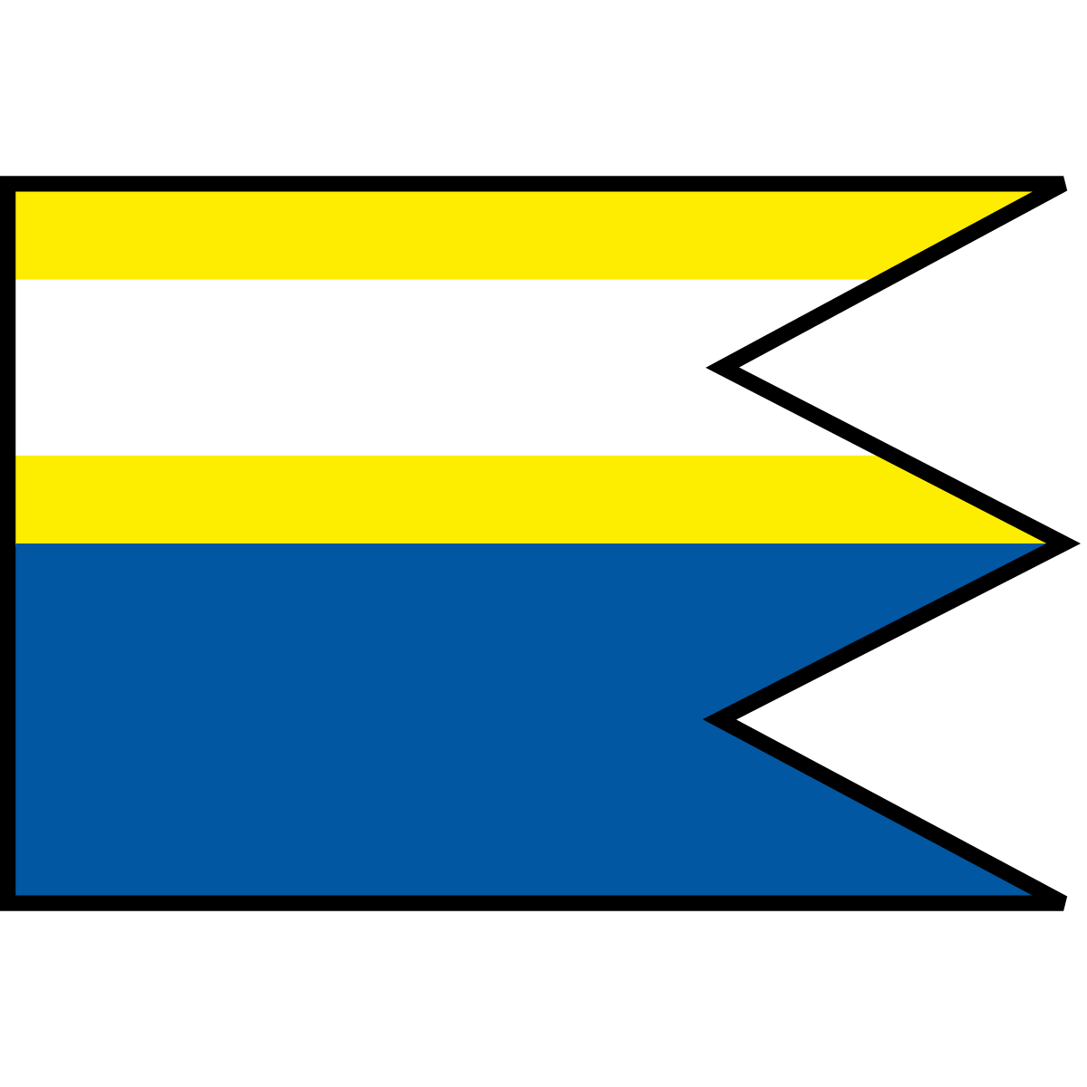 Flag of Častkovce, Region of Trenčín