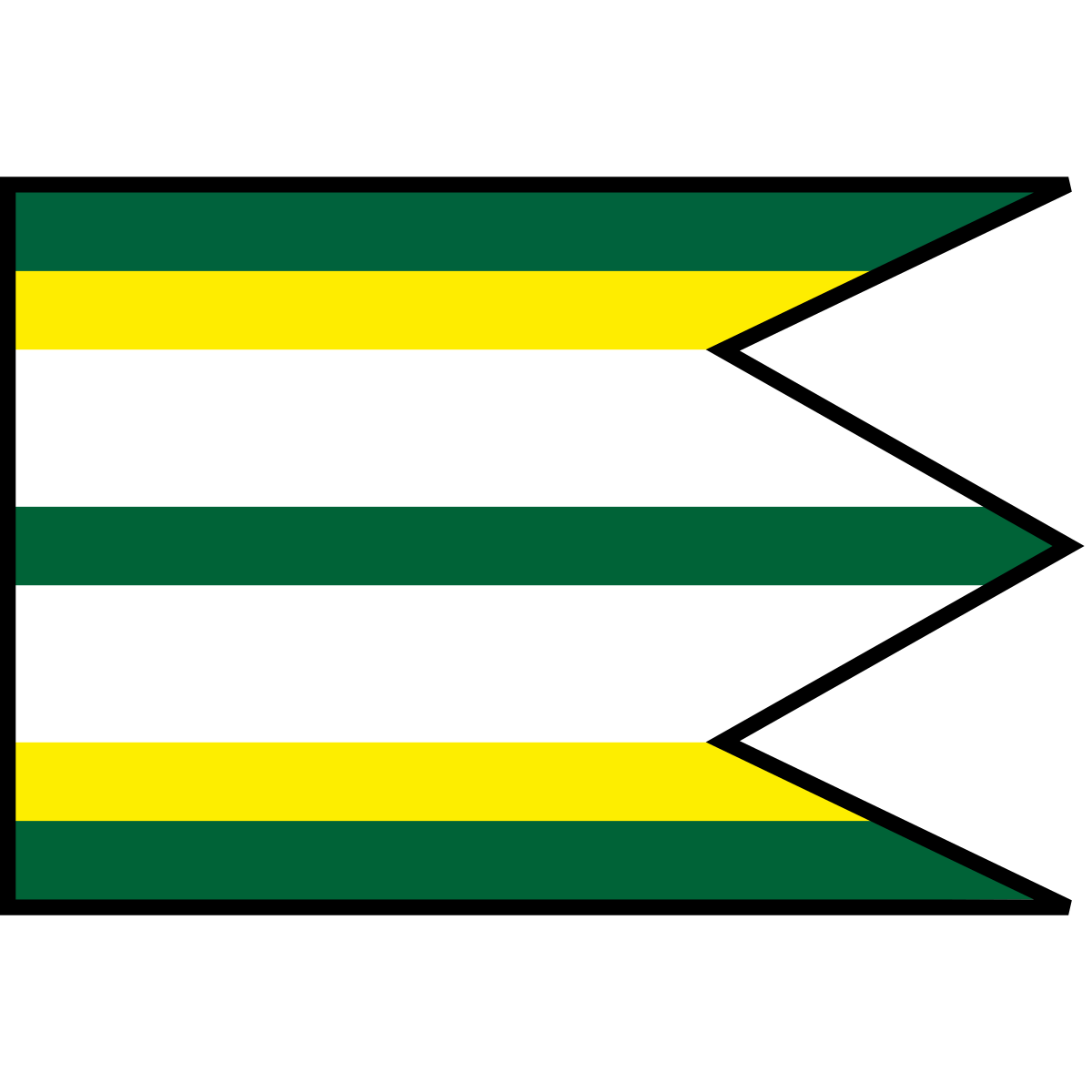 Flag of Čata, Region of Nitra