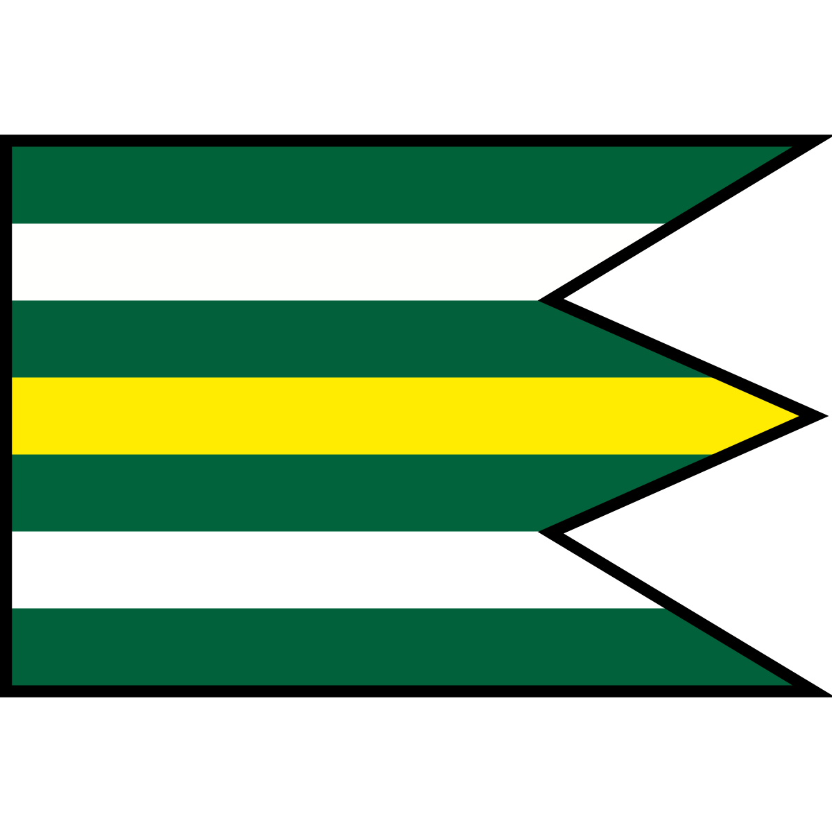 Flag of Čebovce, Region of Banská Bystrica