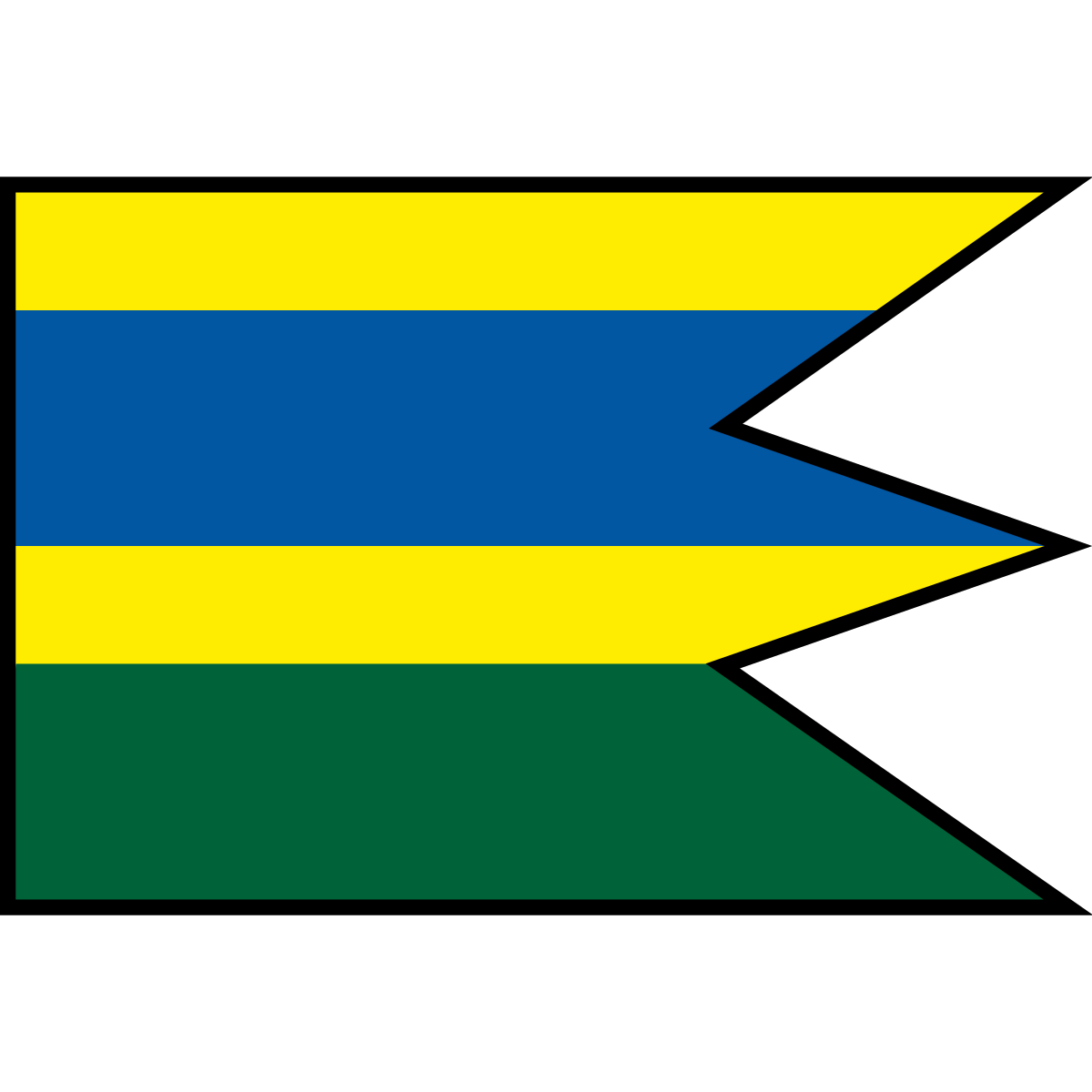 Flag of Čečehov, Region of Košice