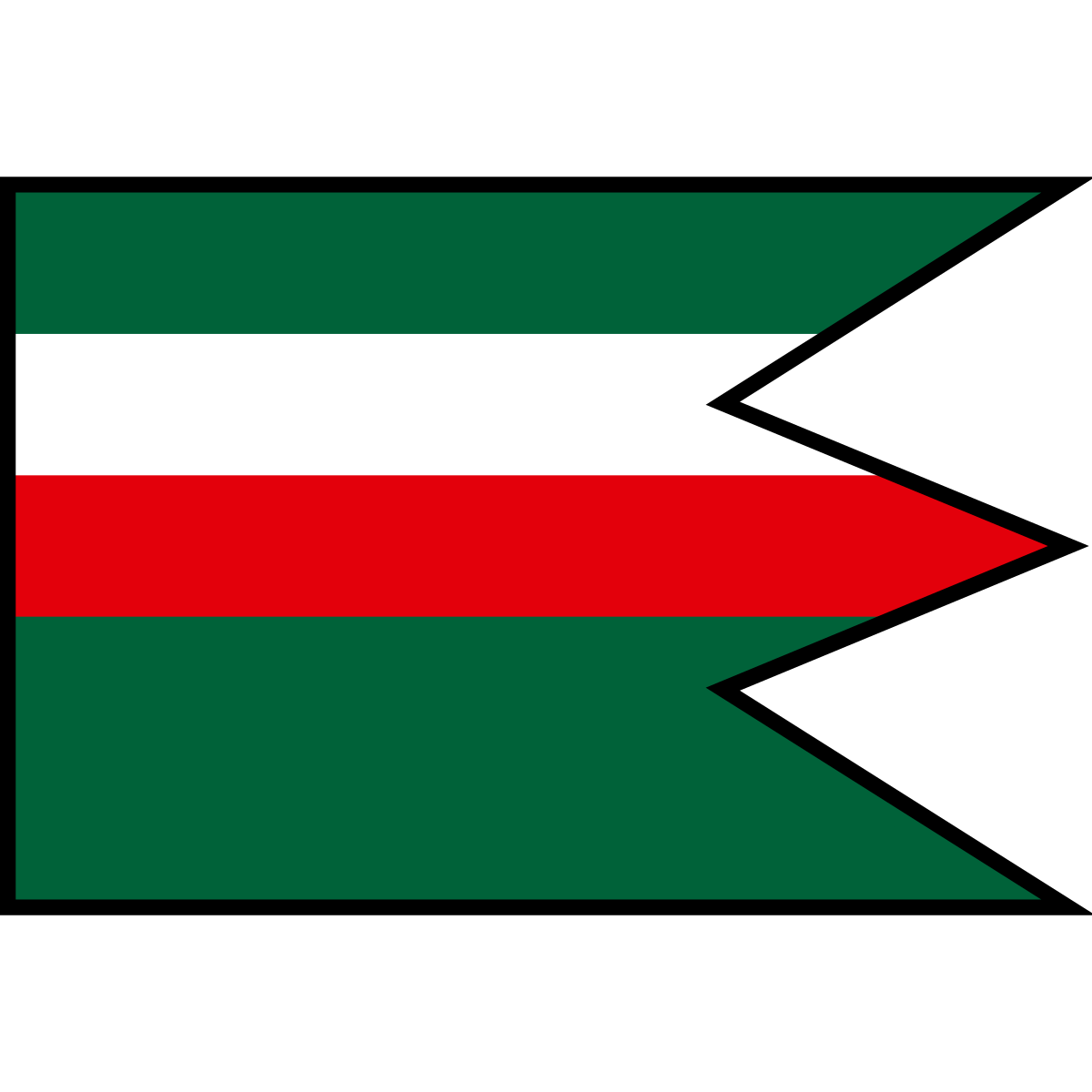 Flag of Cejkov, Region of Košice