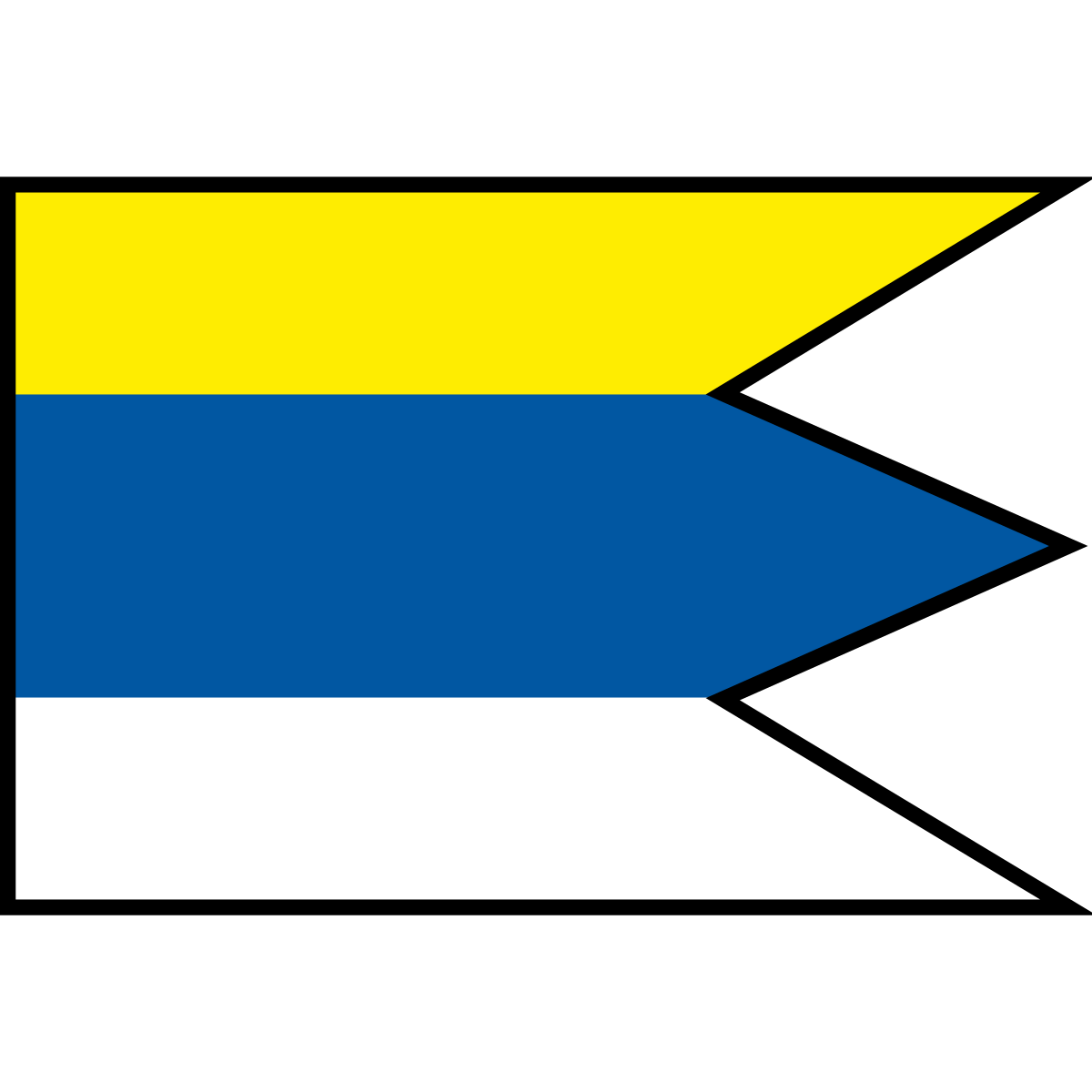Flag of Čeláre, Region of Banská Bystrica
