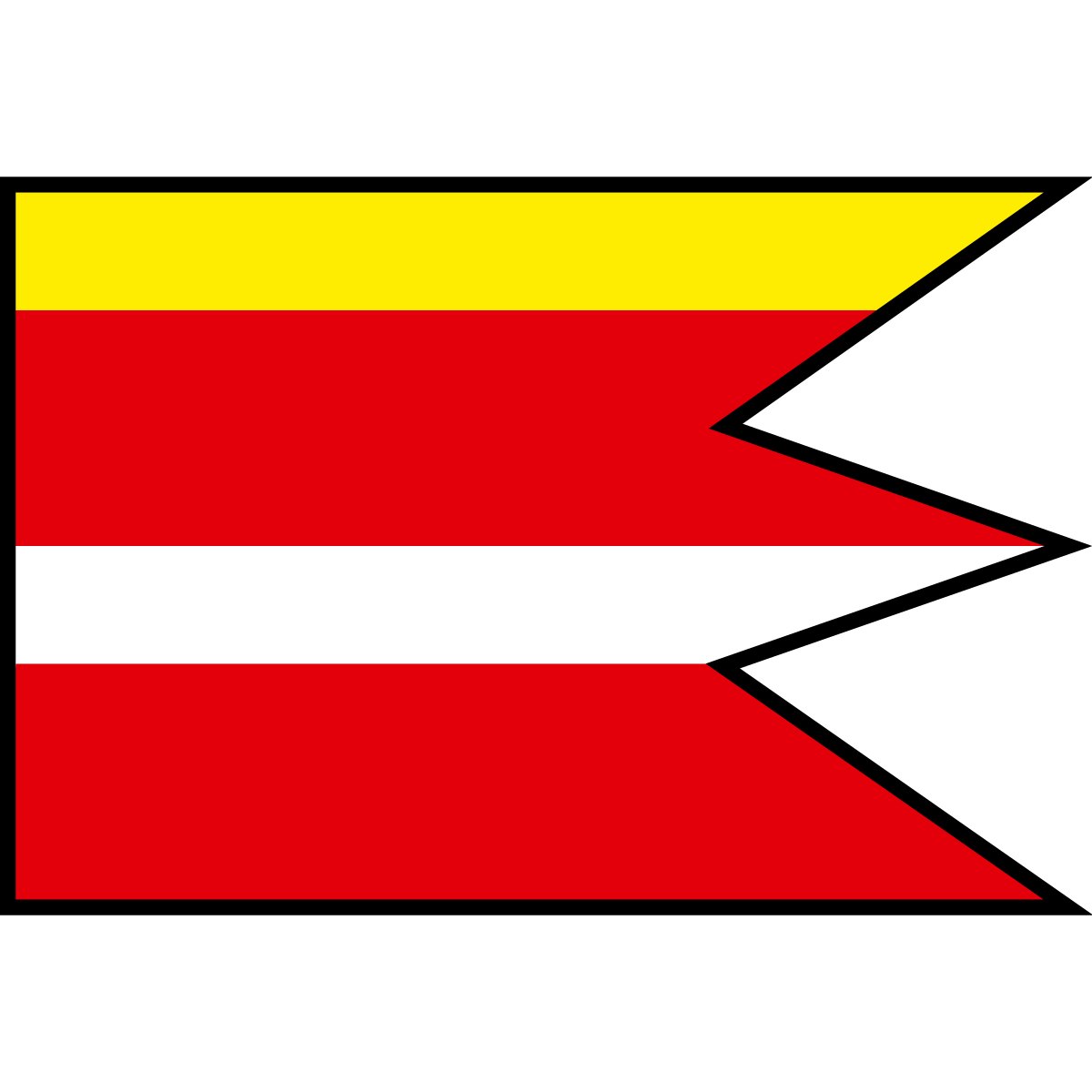 Flag of Čenčice, Region of Prešov