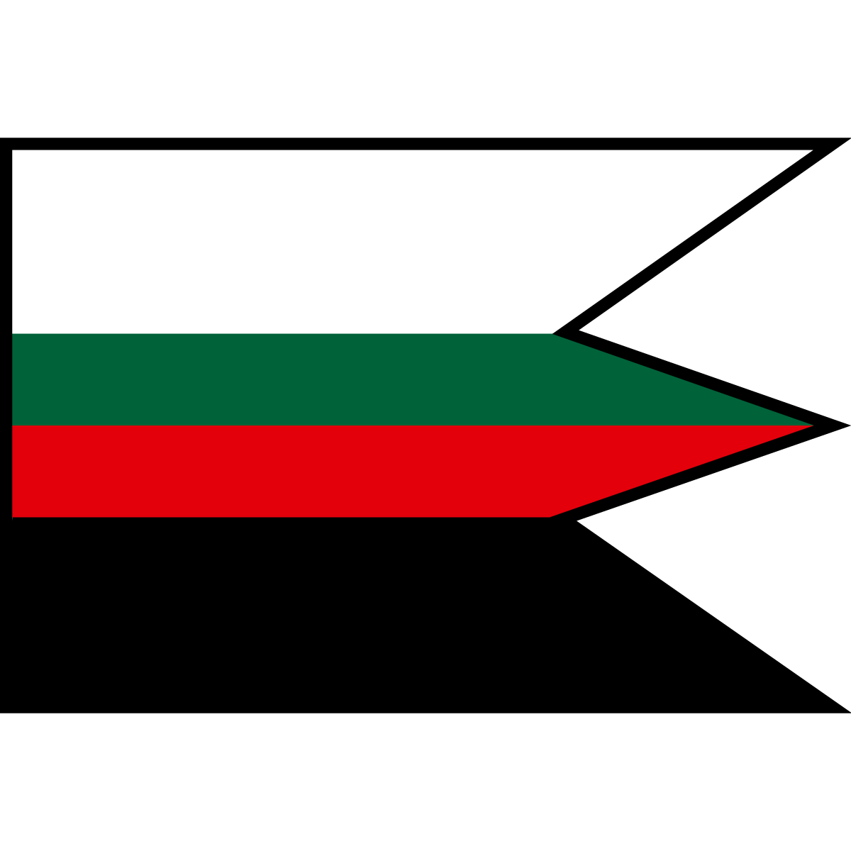 Flag of Černochov, Region of Košice
