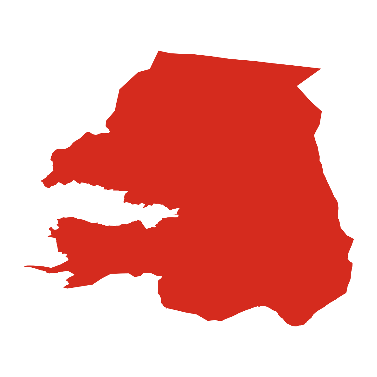 Červená Skala city boundary