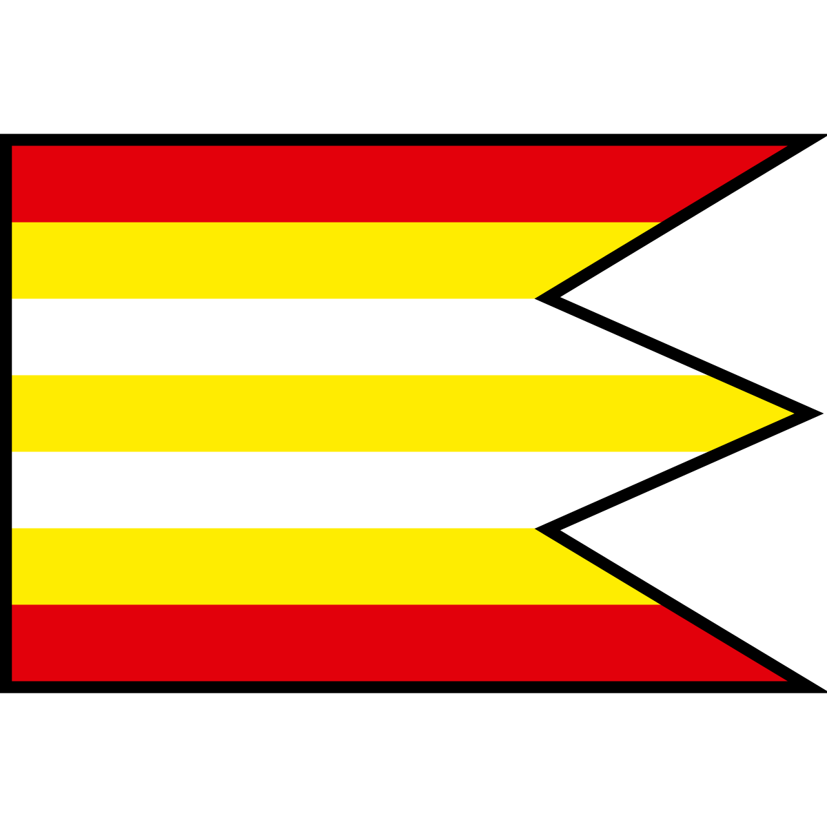 Flag of Červeník, Region of Trnava