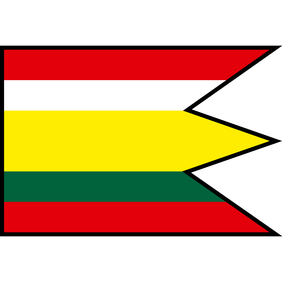 Flag of Chanava, Region of Banská Bystrica