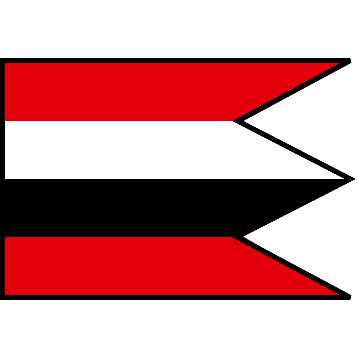 Flag of Chminianske Jakubovany, Region of Prešov