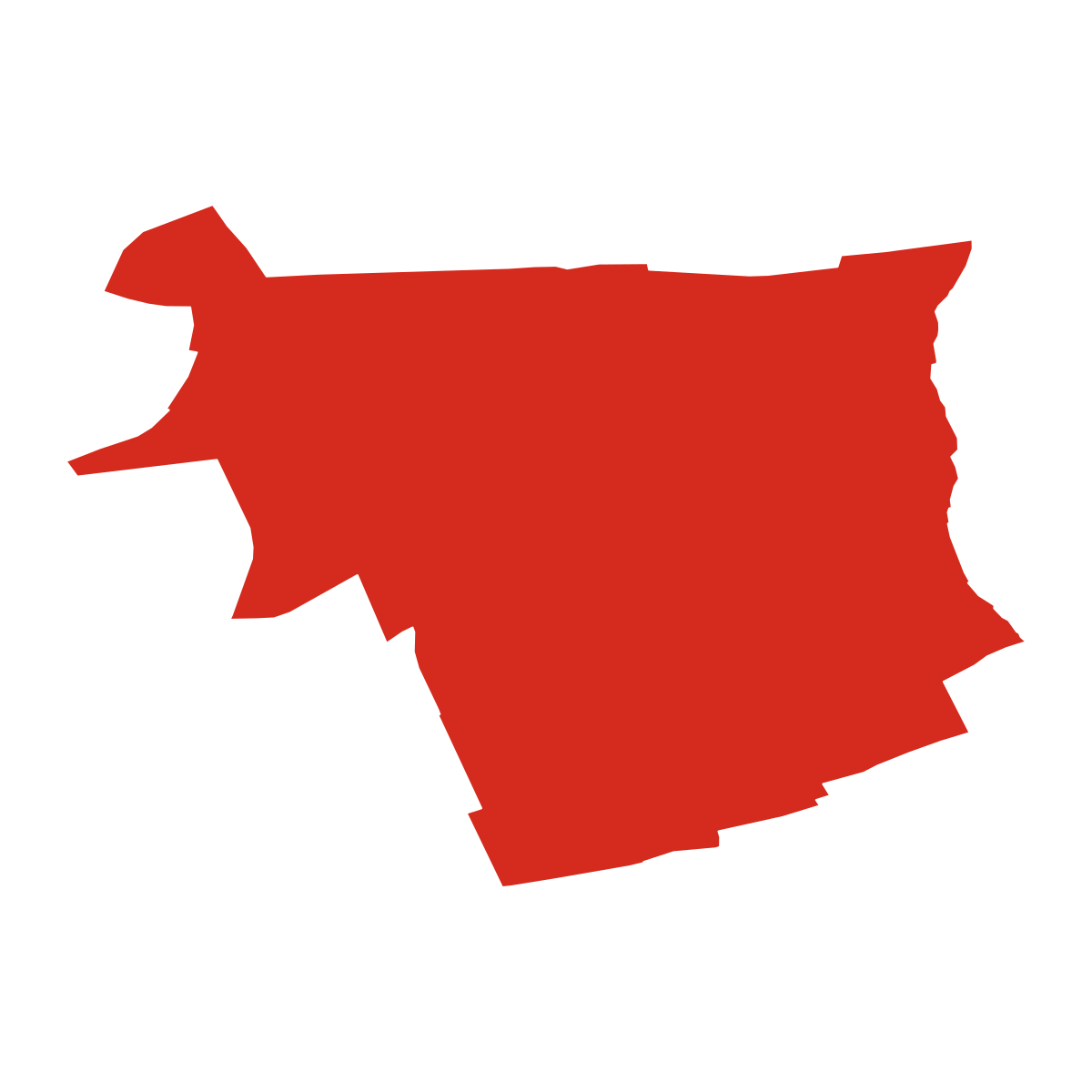 Choča city boundary