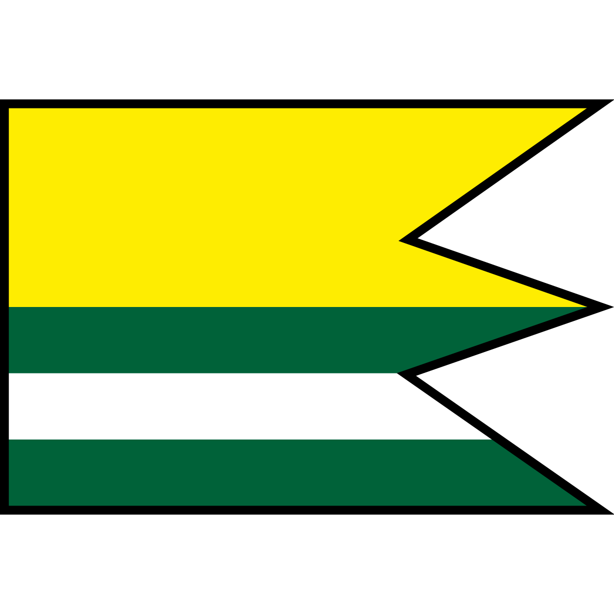 Flag of Choča, Region of Nitra