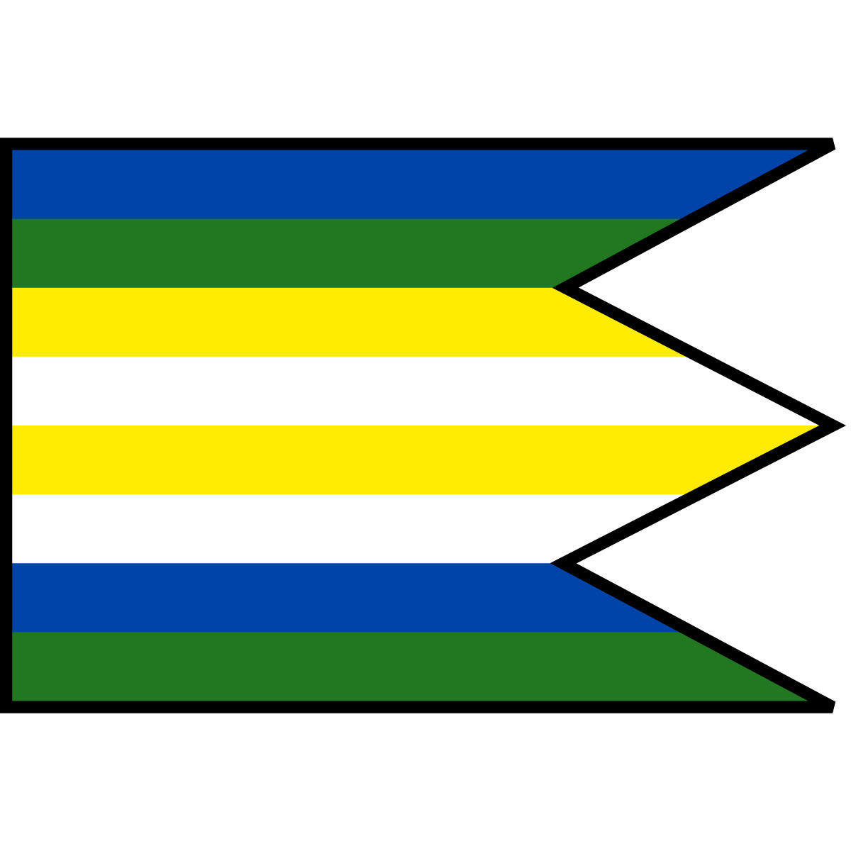 Flag of Chorváty, Region of Košice