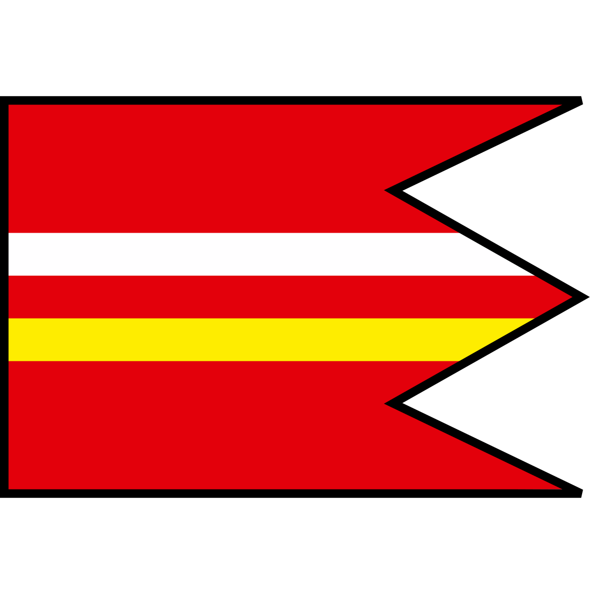 Flag of Chrťany, Region of Banská Bystrica