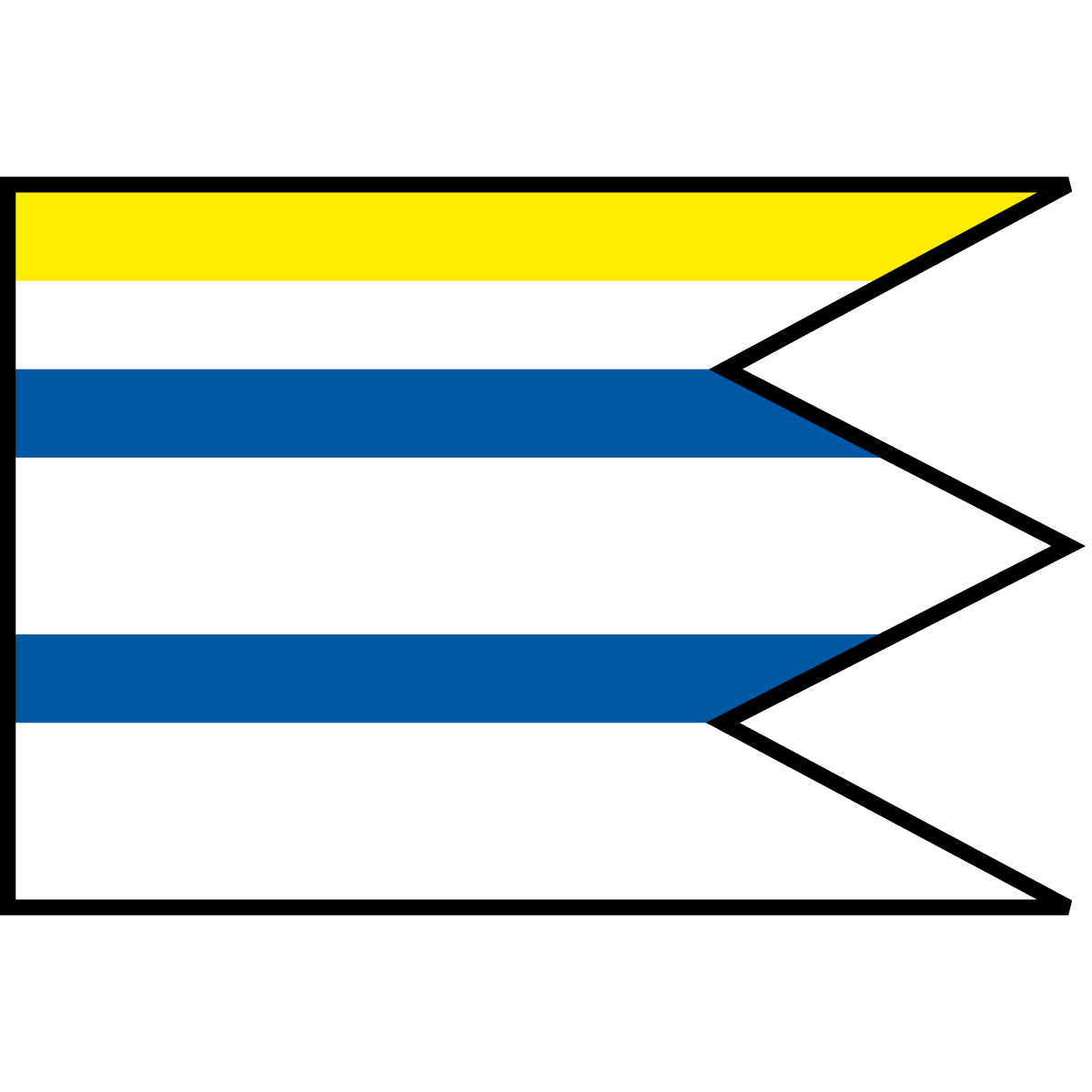 Flag of Chvalová, Region of Banská Bystrica