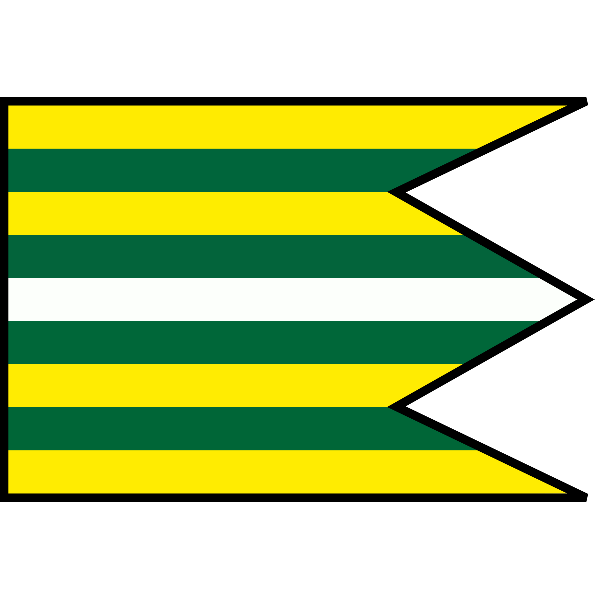 Flag of Chvojnica, Region of Trenčín