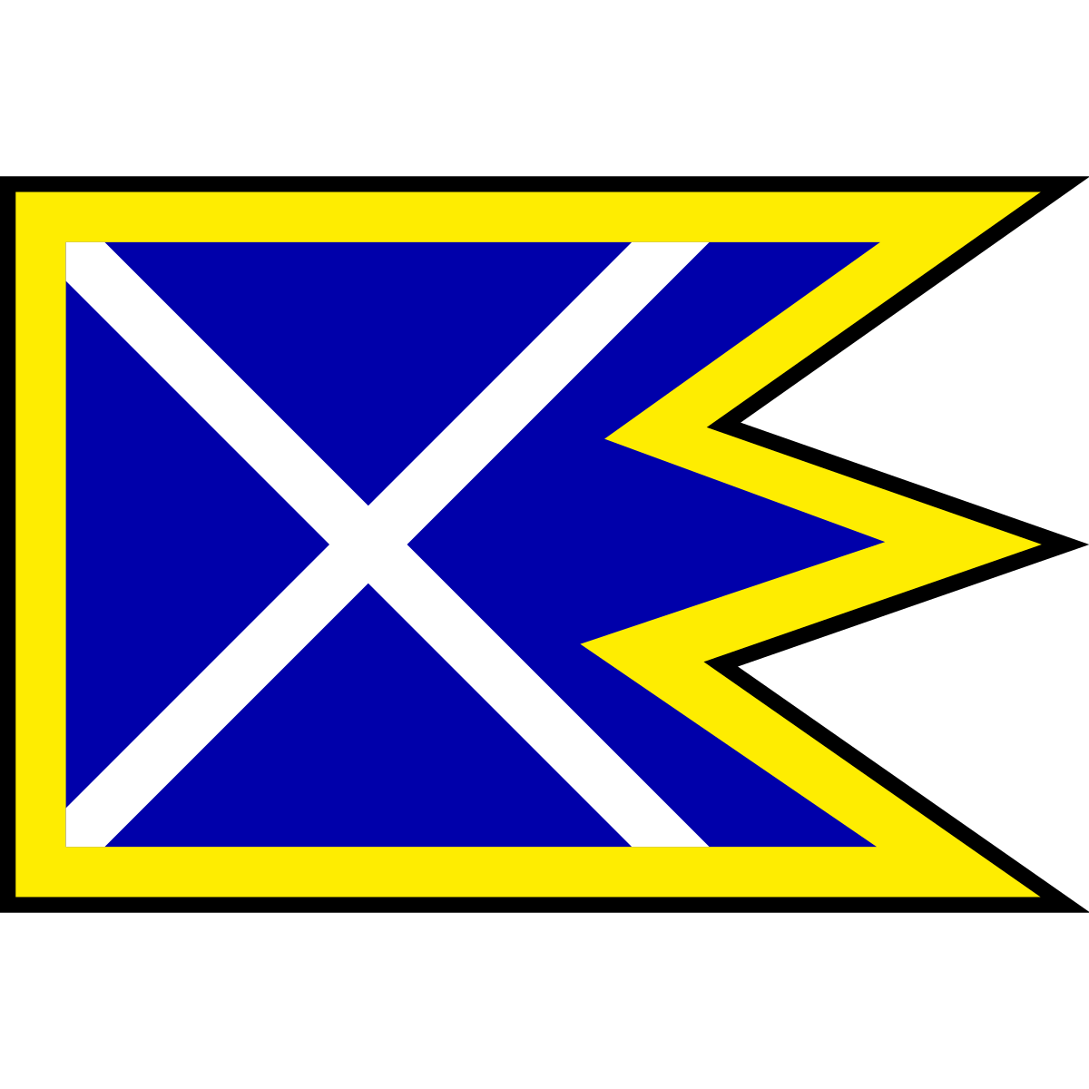 Flag of Chynorany, Region of Trenčín