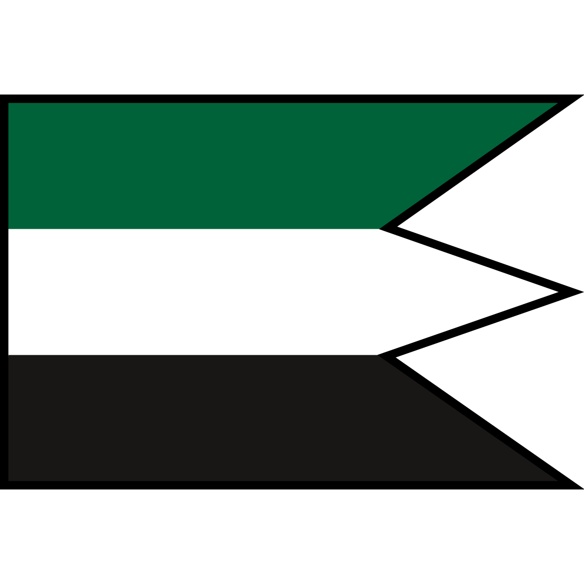 Flag of Čierna Lehota, Region of Trenčín