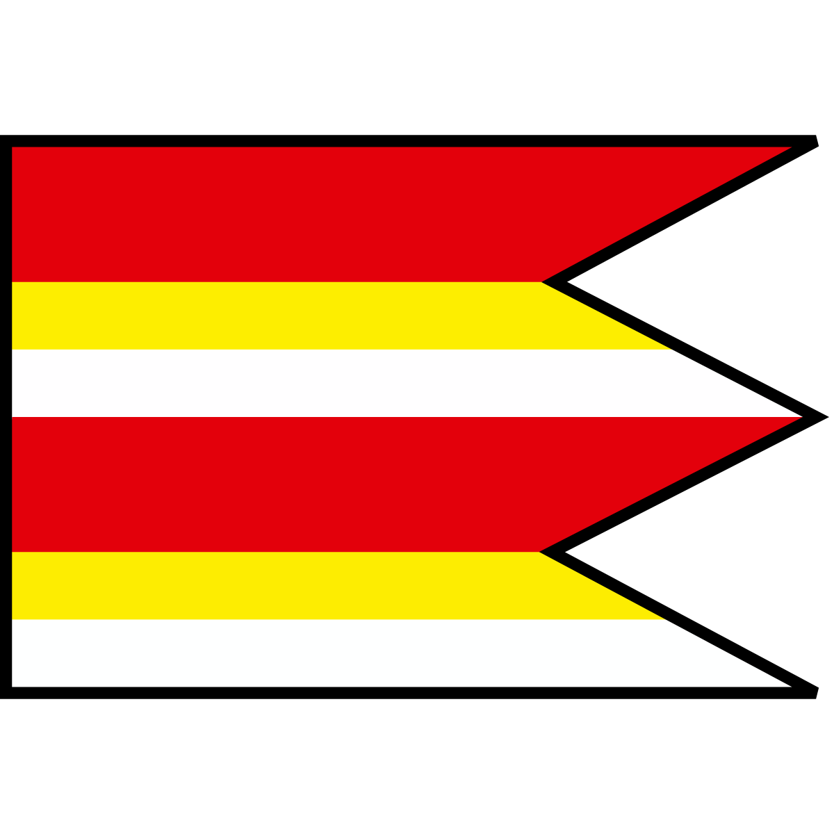 Flag of Cigla, Region of Prešov