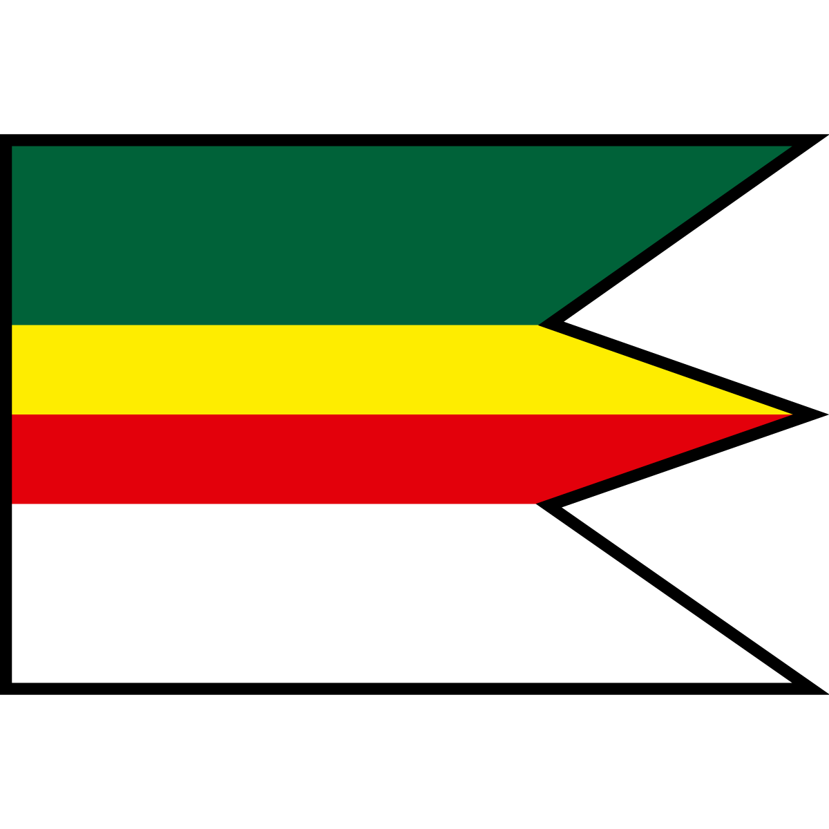 Flag of Čikošňa, Region of Trnava