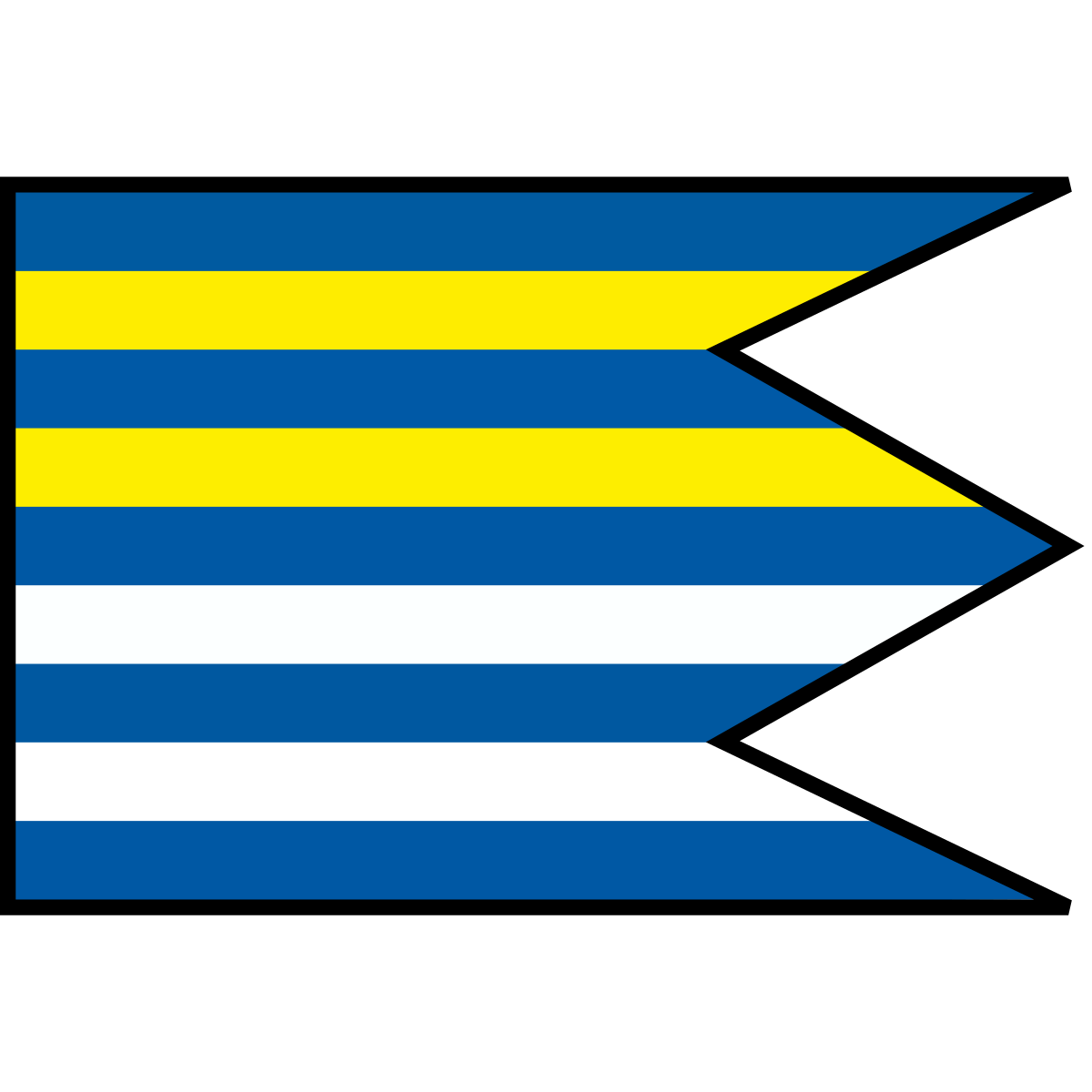 Flag of Číž, Region of Banská Bystrica