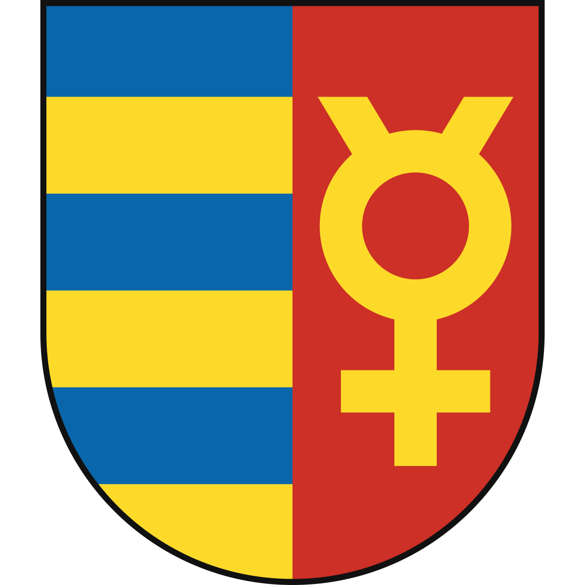 Coat of arms of Čótfa, Region of Trnava