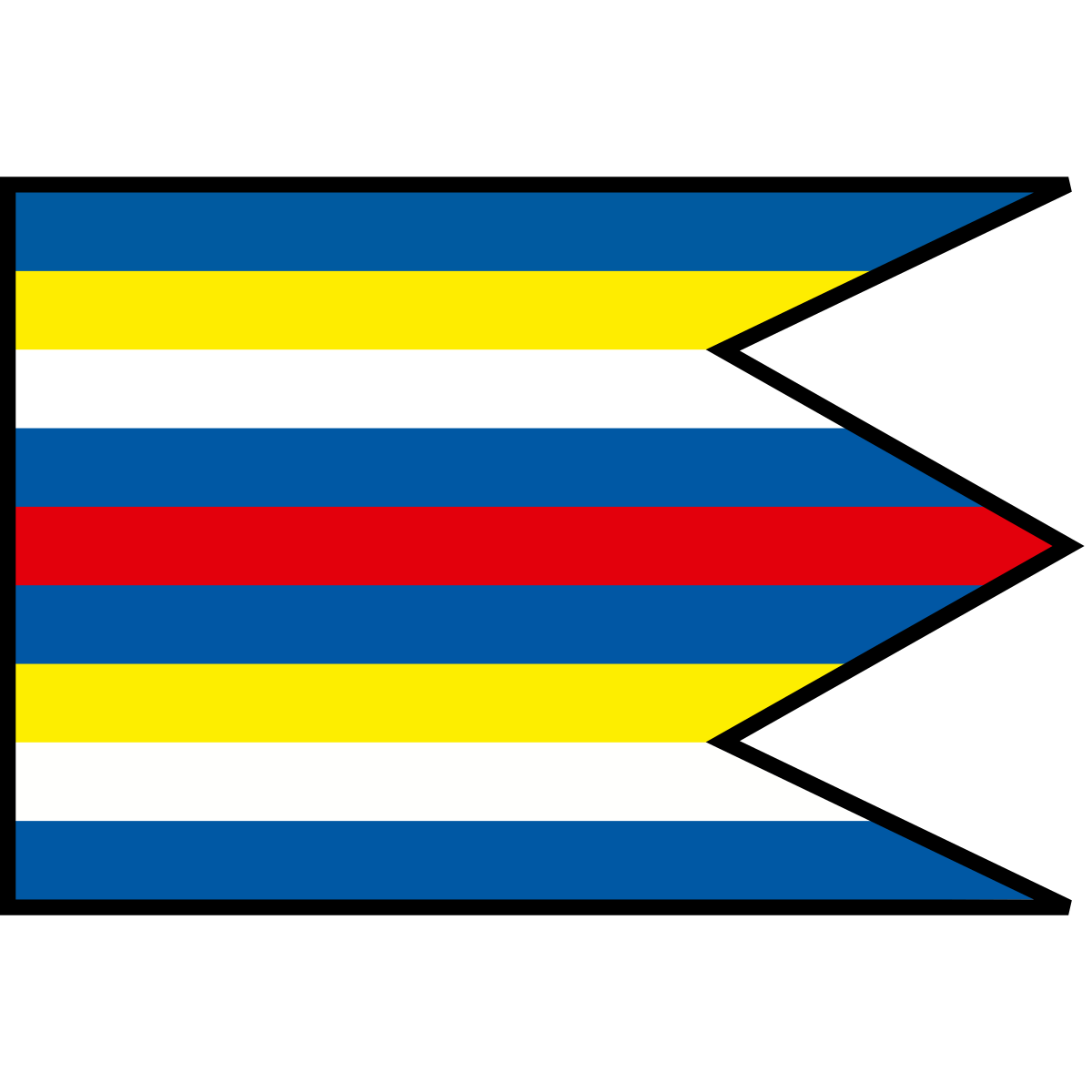 Flag of Cyprichovci, Region of Žilina